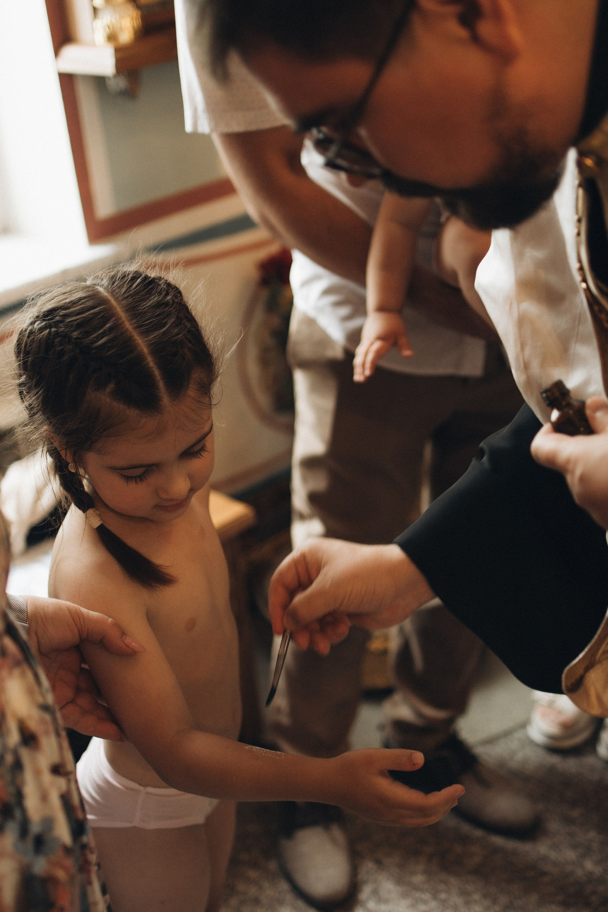 Таинство крещения. Семейный фотограф Москва и МО