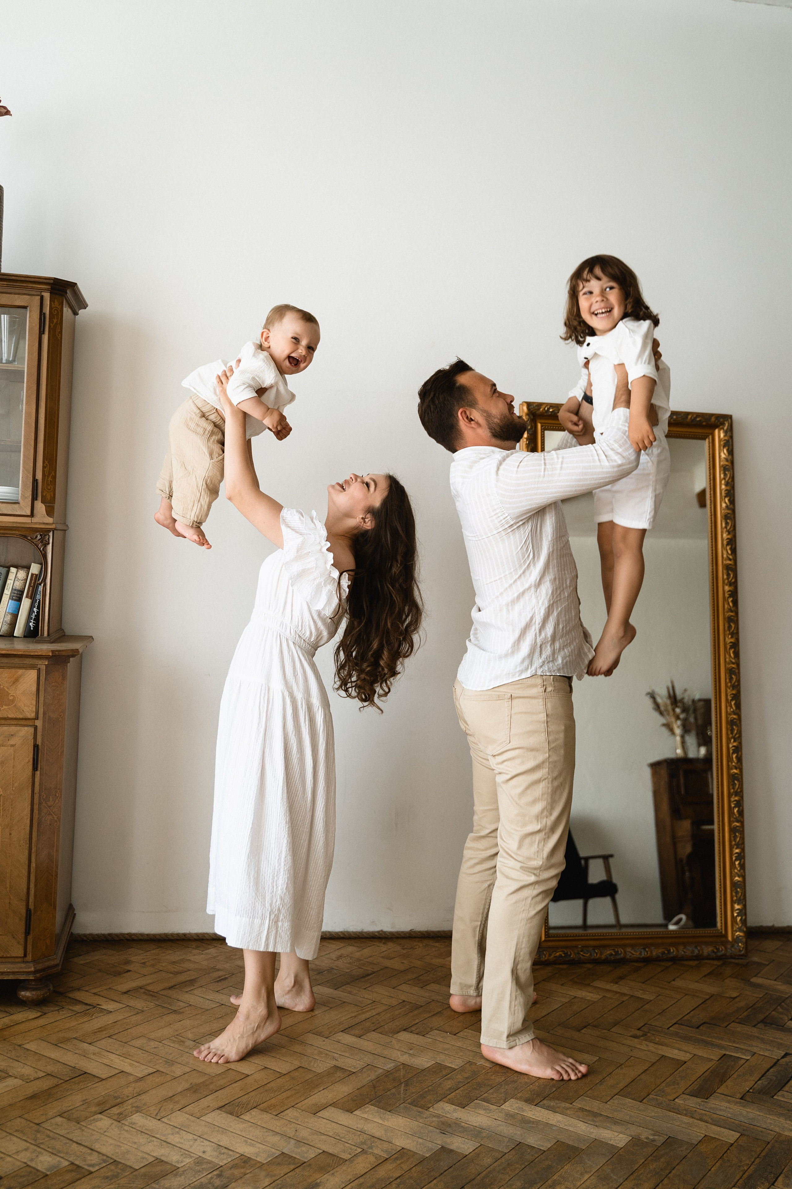 Ксюша, Егор, Елисей и Арсюша. Фотограф Москва. Екатерина Дударевич