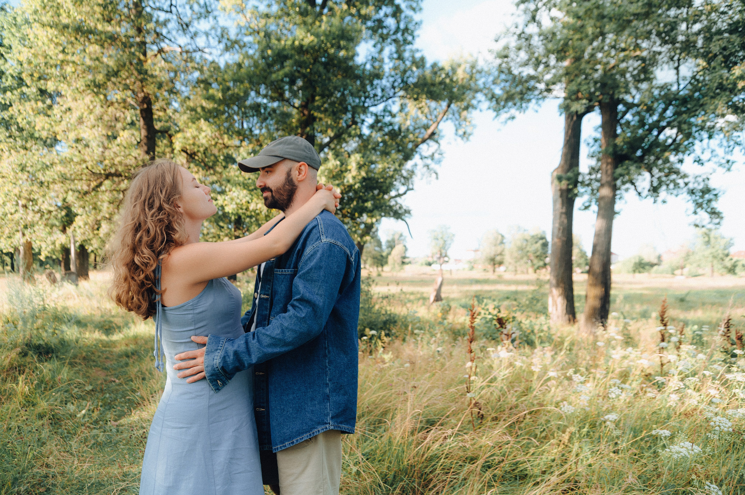 Лес.закат.Вика и Денис. Детский и семейный фотограф Катерина Мишина