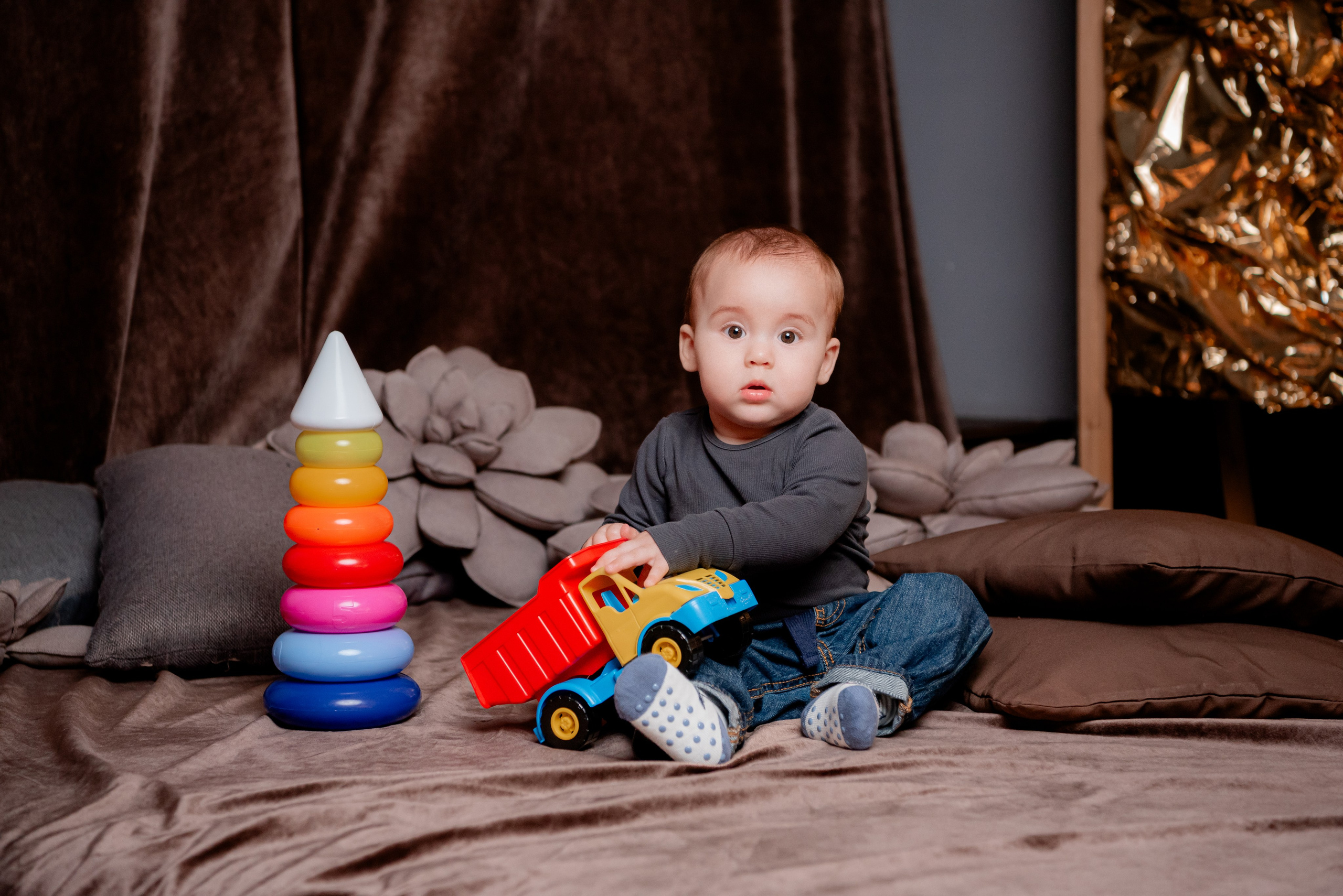 Семья Шварц в студии Атмосфера, зал Колорит. Фотограф в Волгограде и Волжском Александр Горбань