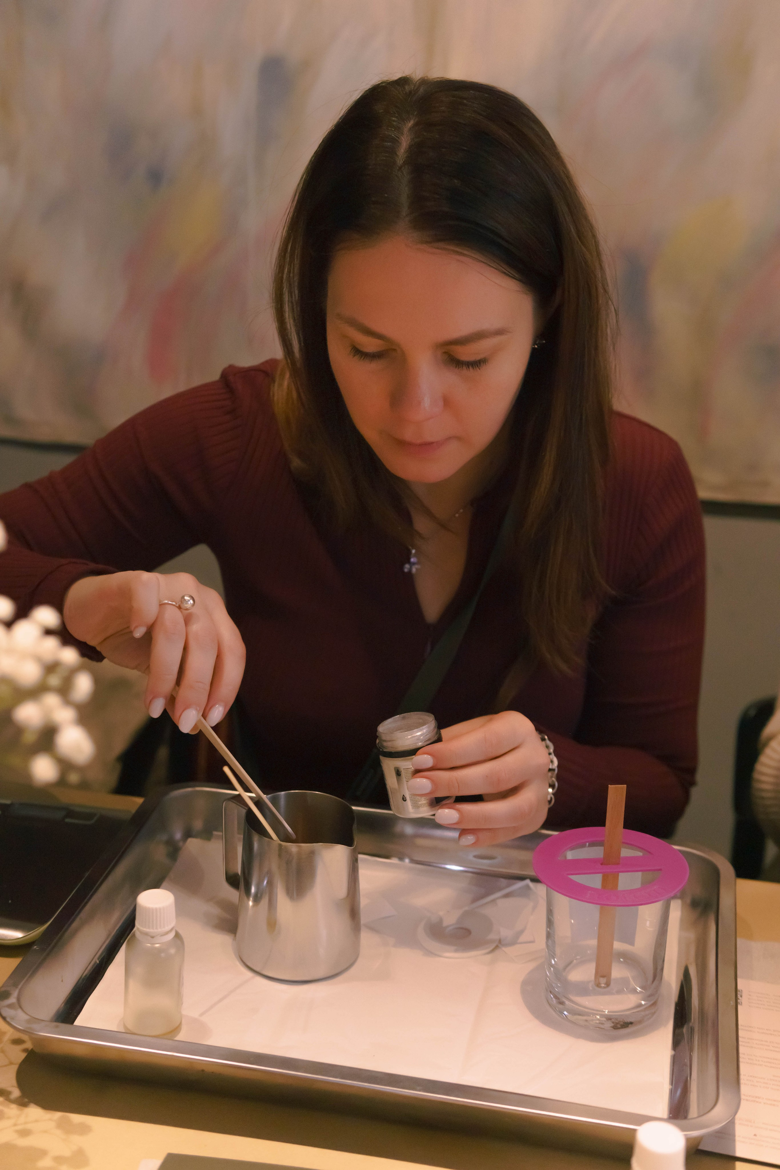 Новогодний мастер-класс по изготовлению свечей. Фотограф-анималист Ксения Воробьева, Москва