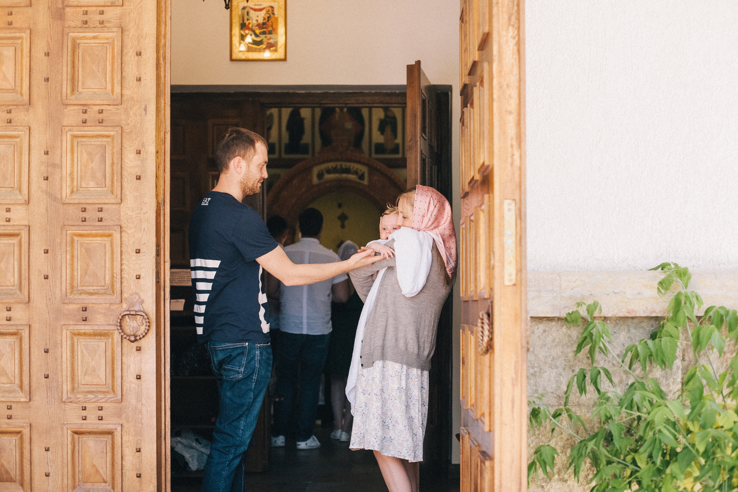 Крещение Мироши. Семейный фотограф, фотограф родов, репортажей фотограф в Санкт-Петербу