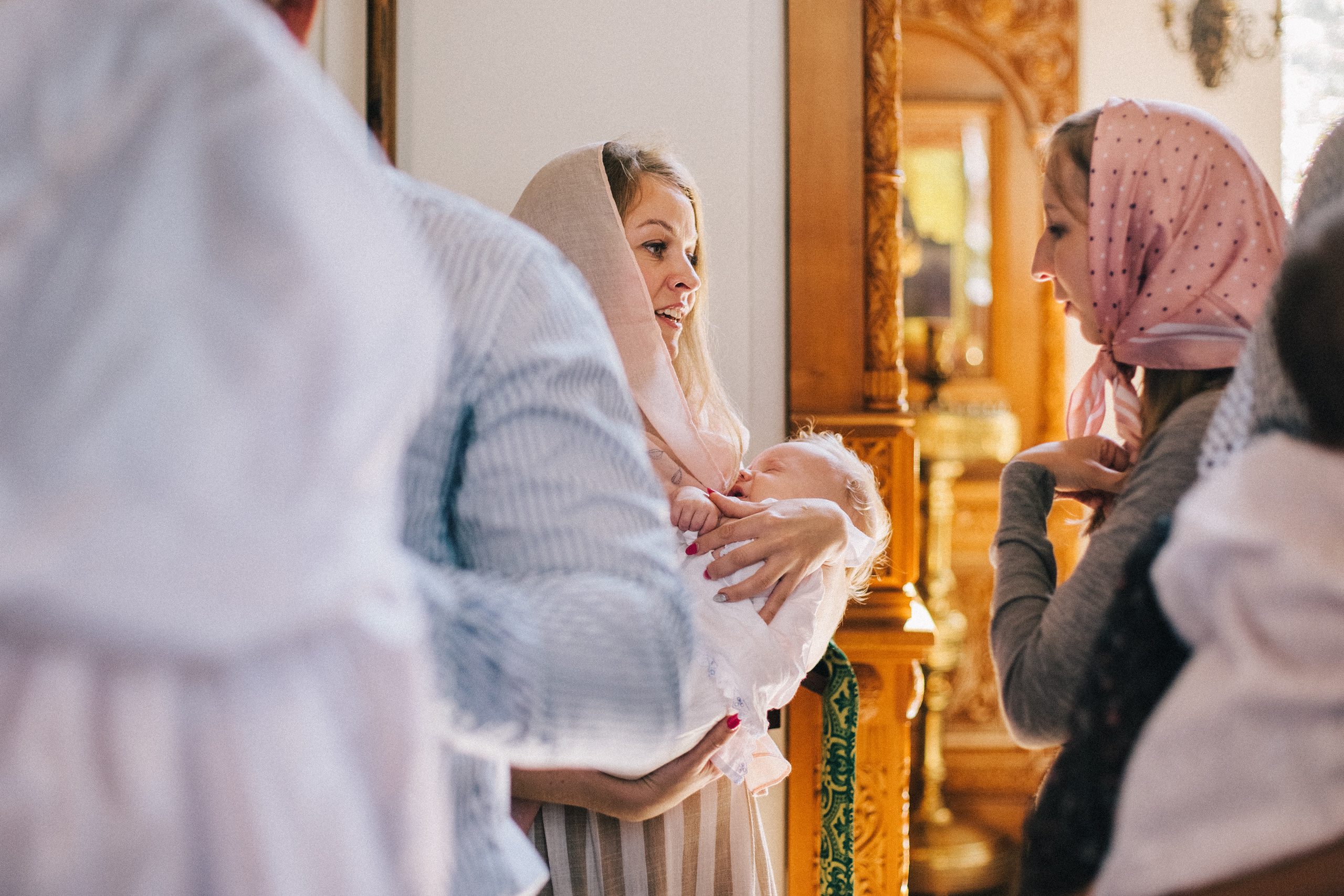 Крещение Мироши. Семейный фотограф, фотограф родов, репортажей фотограф в Санкт-Петербу