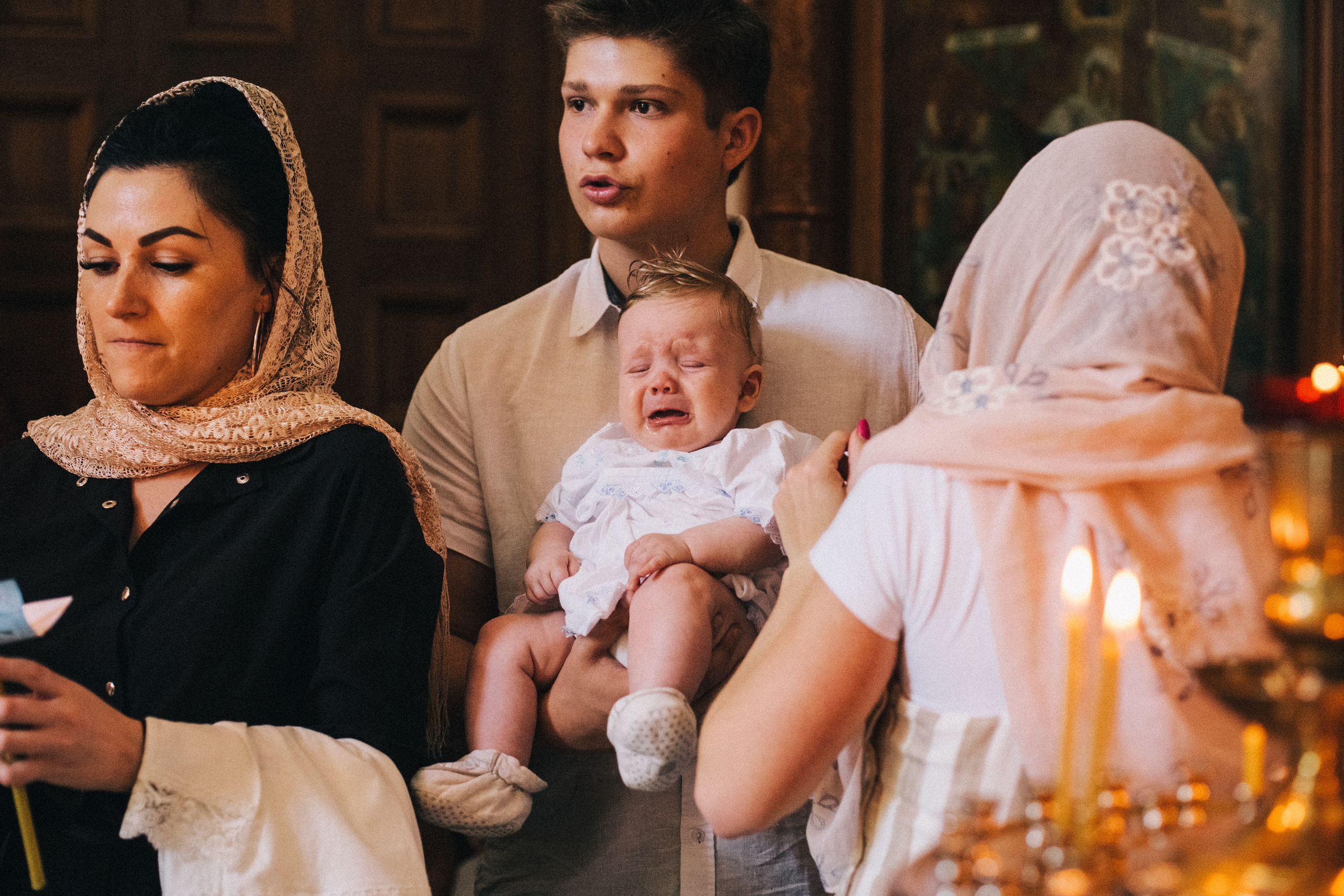 Крещение Мироши. Семейный фотограф, фотограф родов, репортажей фотограф в Санкт-Петербу