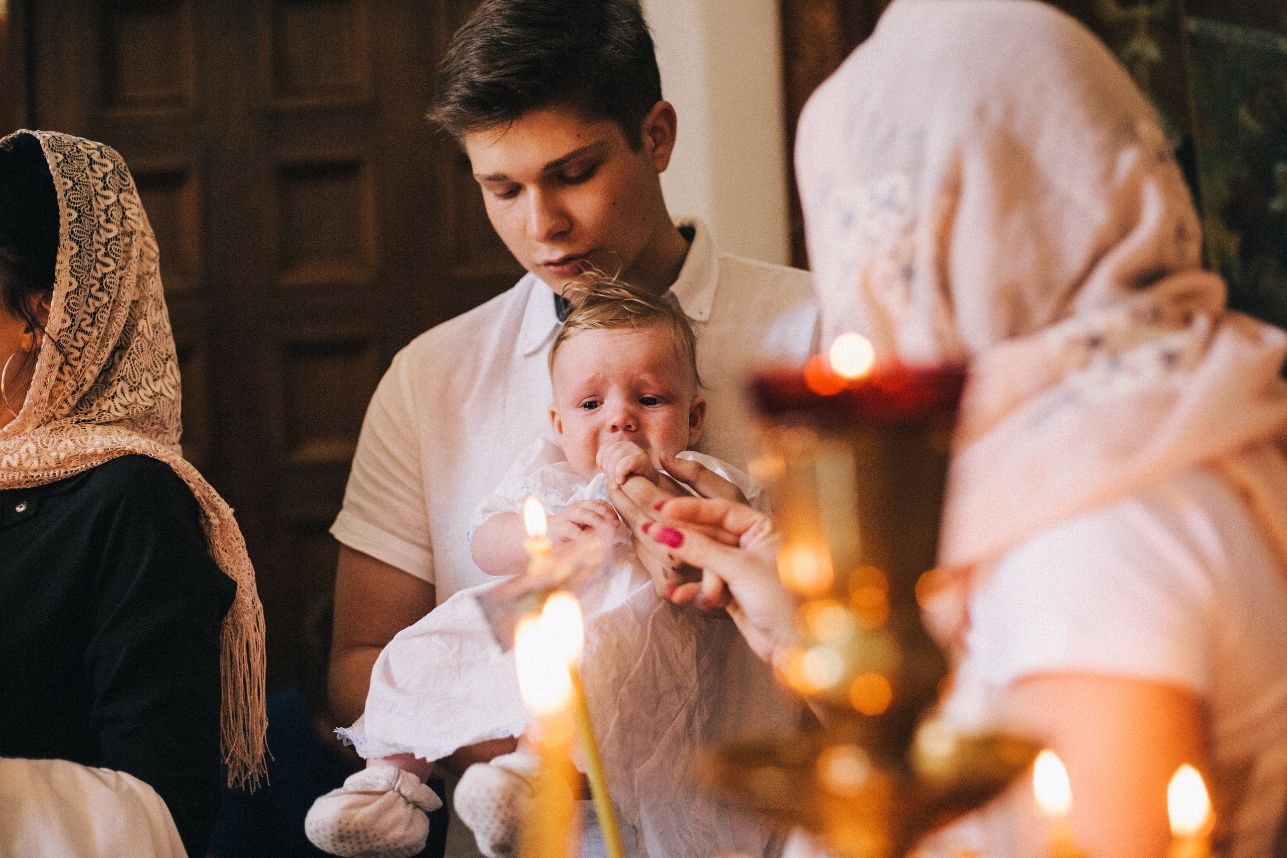 Крещение Мироши. Семейный фотограф, фотограф родов, репортажей фотограф в Санкт-Петербу