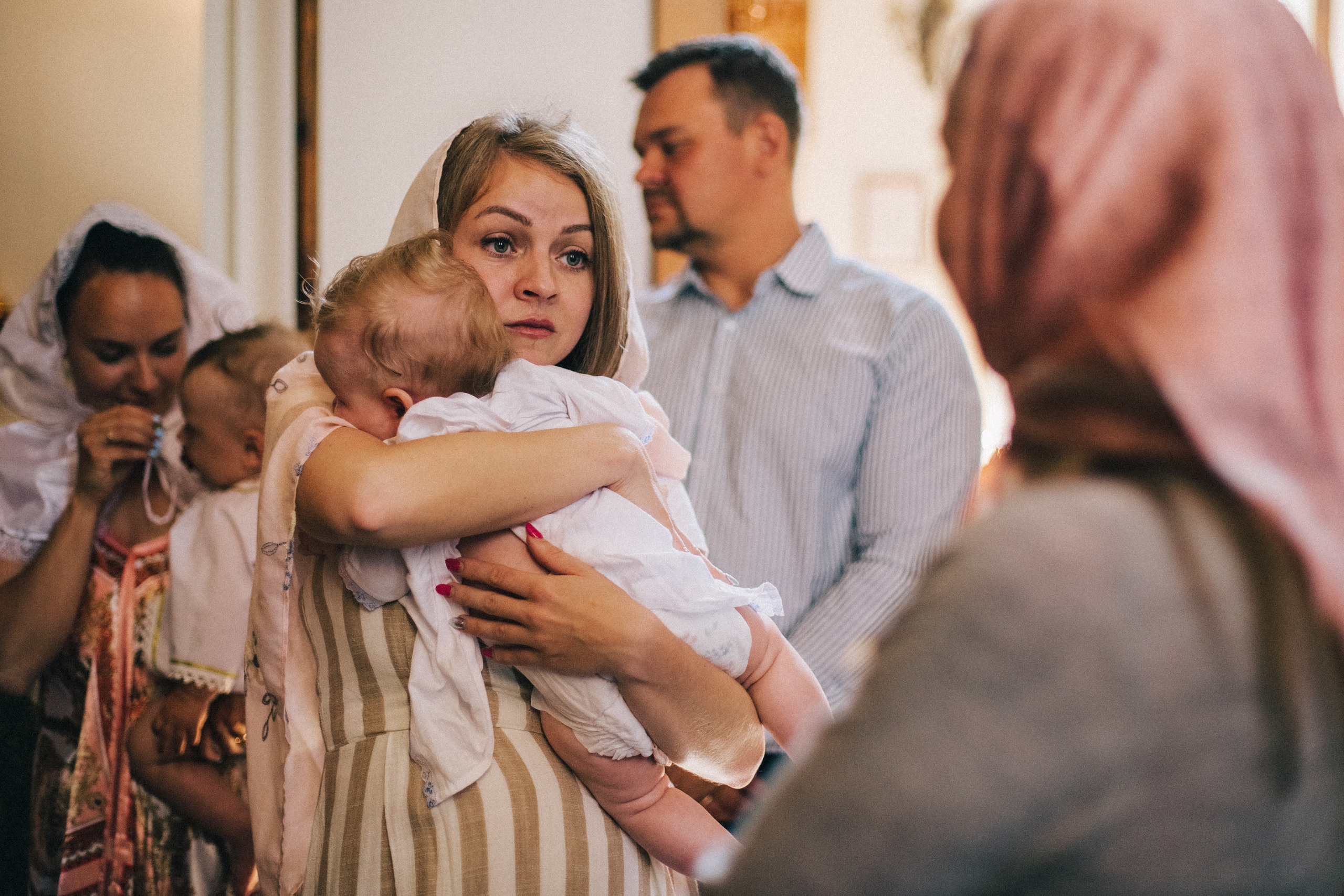 Крещение Мироши. Семейный фотограф, фотограф родов, репортажей фотограф в Санкт-Петербу