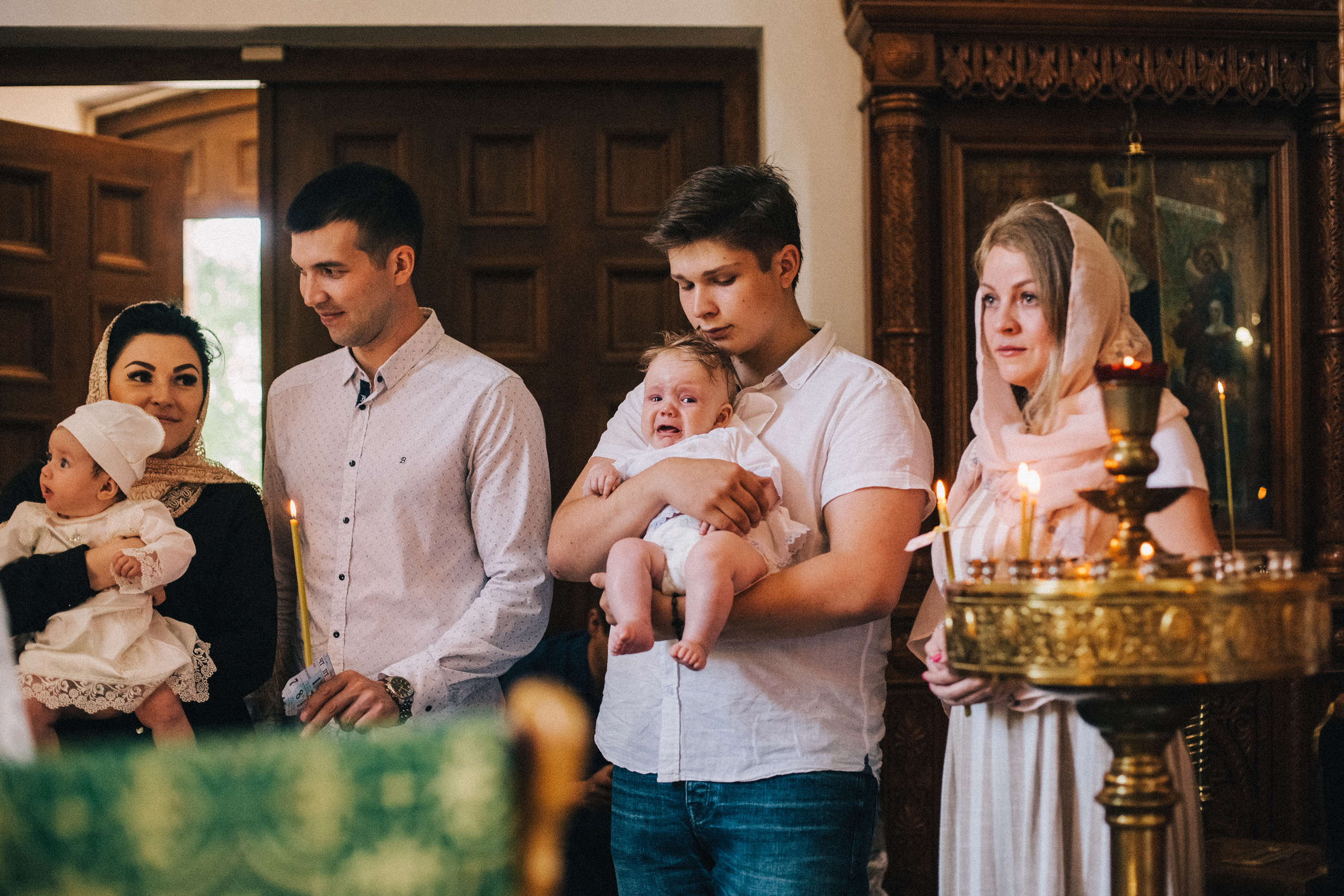 Крещение Мироши. Семейный фотограф, фотограф родов, репортажей фотограф в Санкт-Петербу
