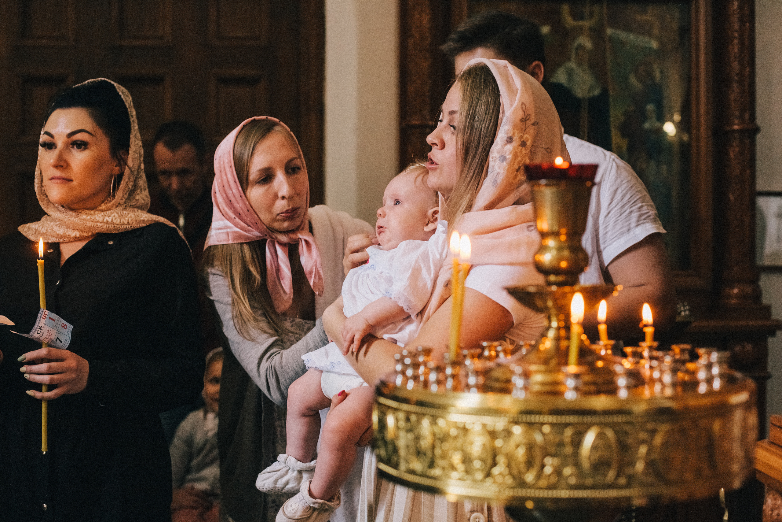 Крещение Мироши. Семейный фотограф, фотограф родов, репортажей фотограф в Санкт-Петербу