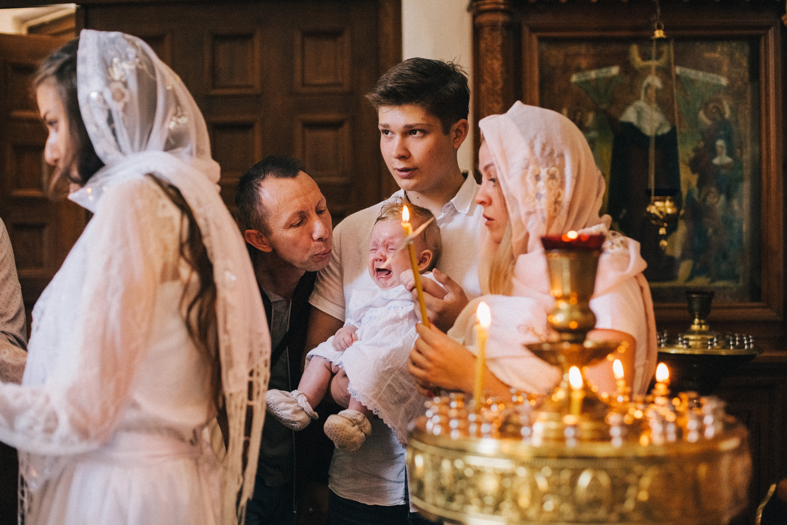 Крещение Мироши. Семейный фотограф, фотограф родов, репортажей фотограф в Санкт-Петербу