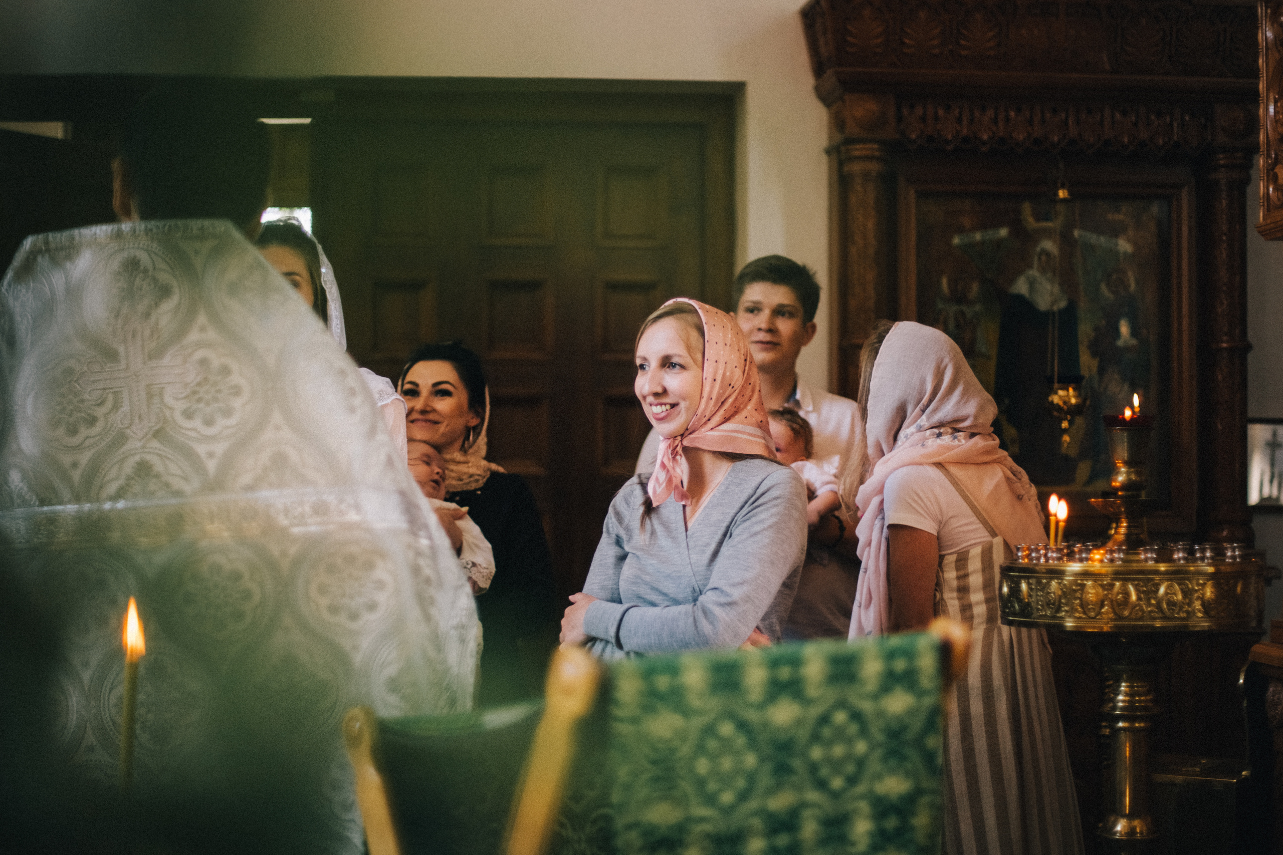 Крещение Мироши. Семейный фотограф, фотограф родов, репортажей фотограф в Санкт-Петербу