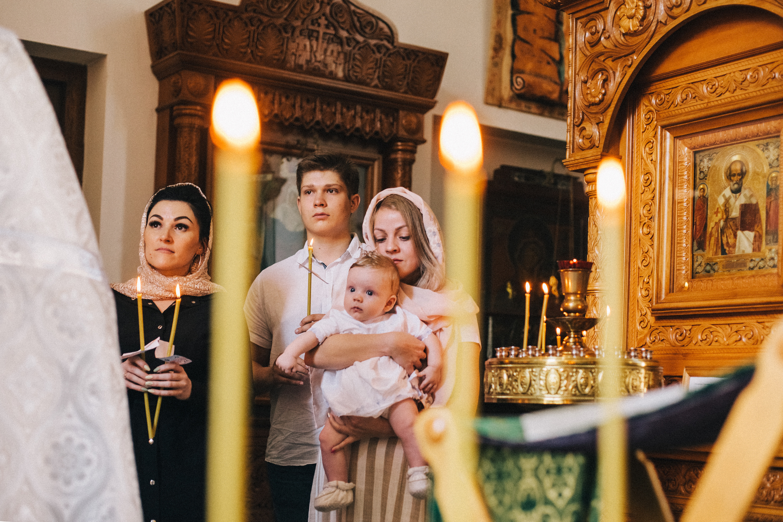 Крещение Мироши. Семейный фотограф, фотограф родов, репортажей фотограф в Санкт-Петербу