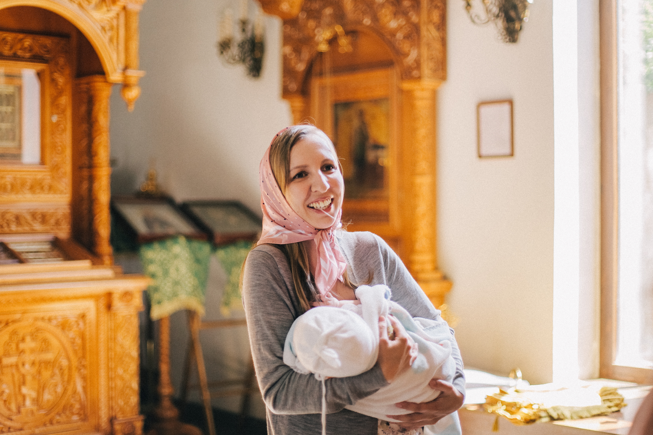Крещение Мироши. Семейный фотограф, фотограф родов, репортажей фотограф в Санкт-Петербу
