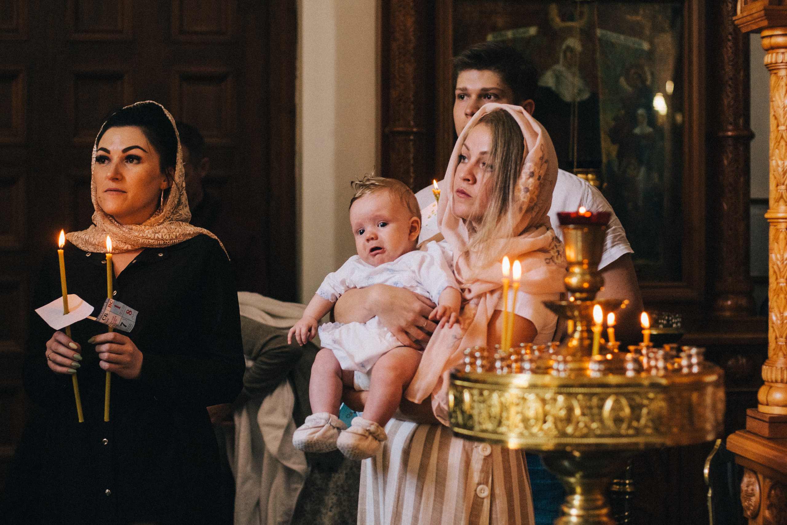 Крещение Мироши. Семейный фотограф, фотограф родов, репортажей фотограф в Санкт-Петербу