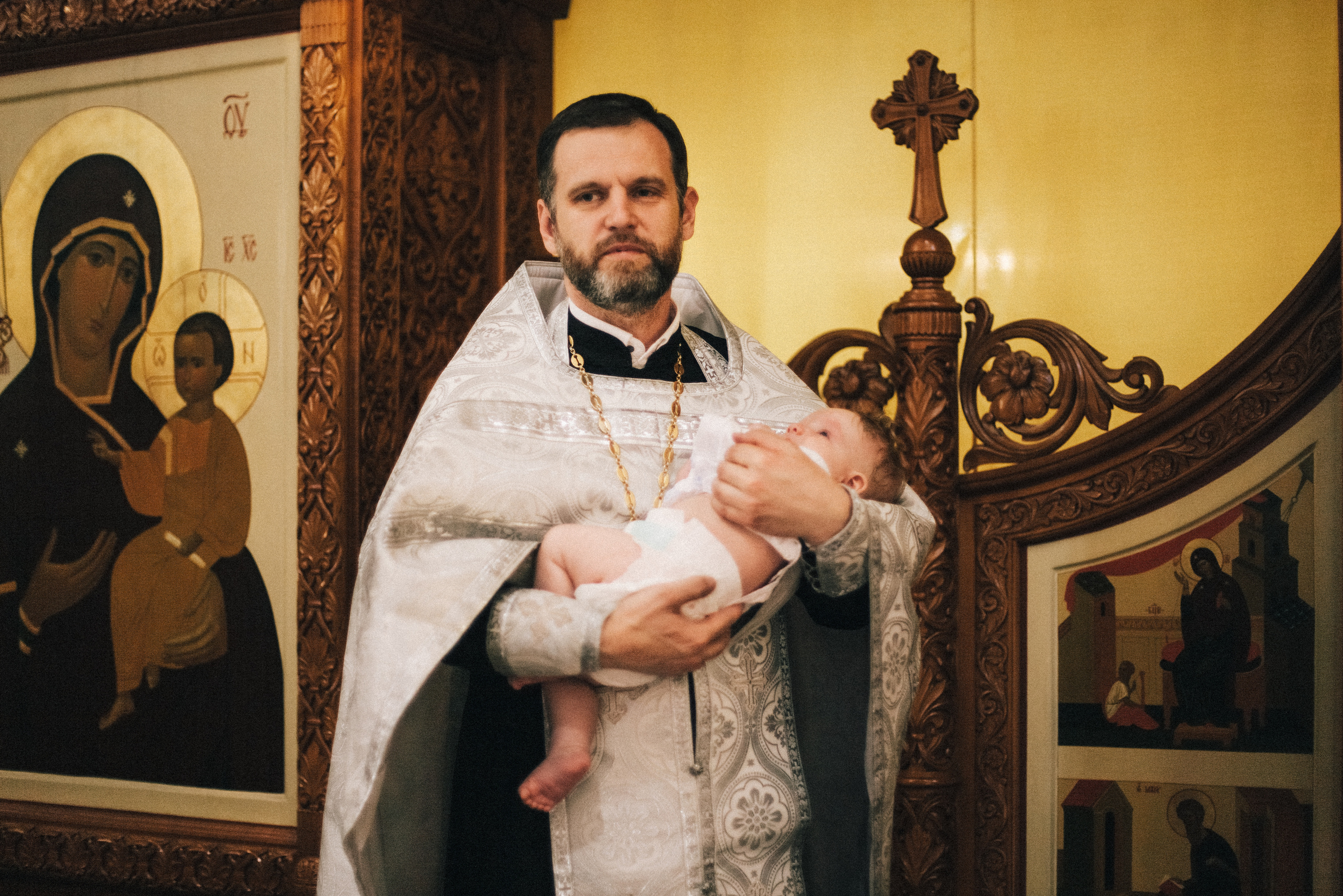 Крещение Мироши. Семейный фотограф, фотограф родов, репортажей фотограф в Санкт-Петербу