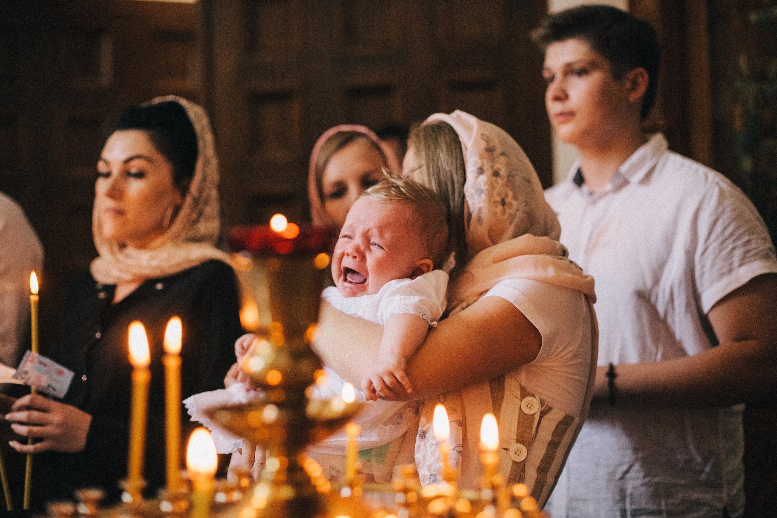 Крещение Мироши. Семейный фотограф, фотограф родов, репортажей фотограф в Санкт-Петербу