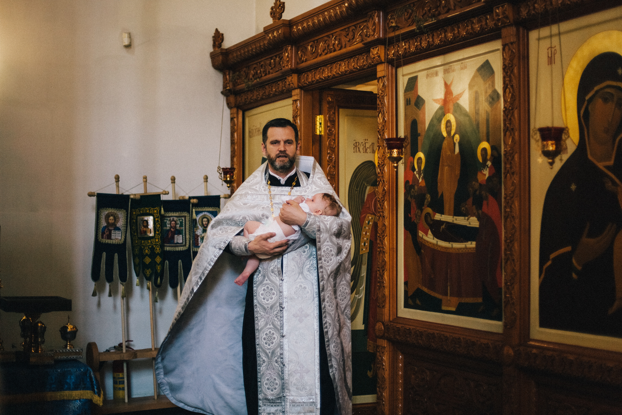 Крещение Мироши. Семейный фотограф, фотограф родов, репортажей фотограф в Санкт-Петербу