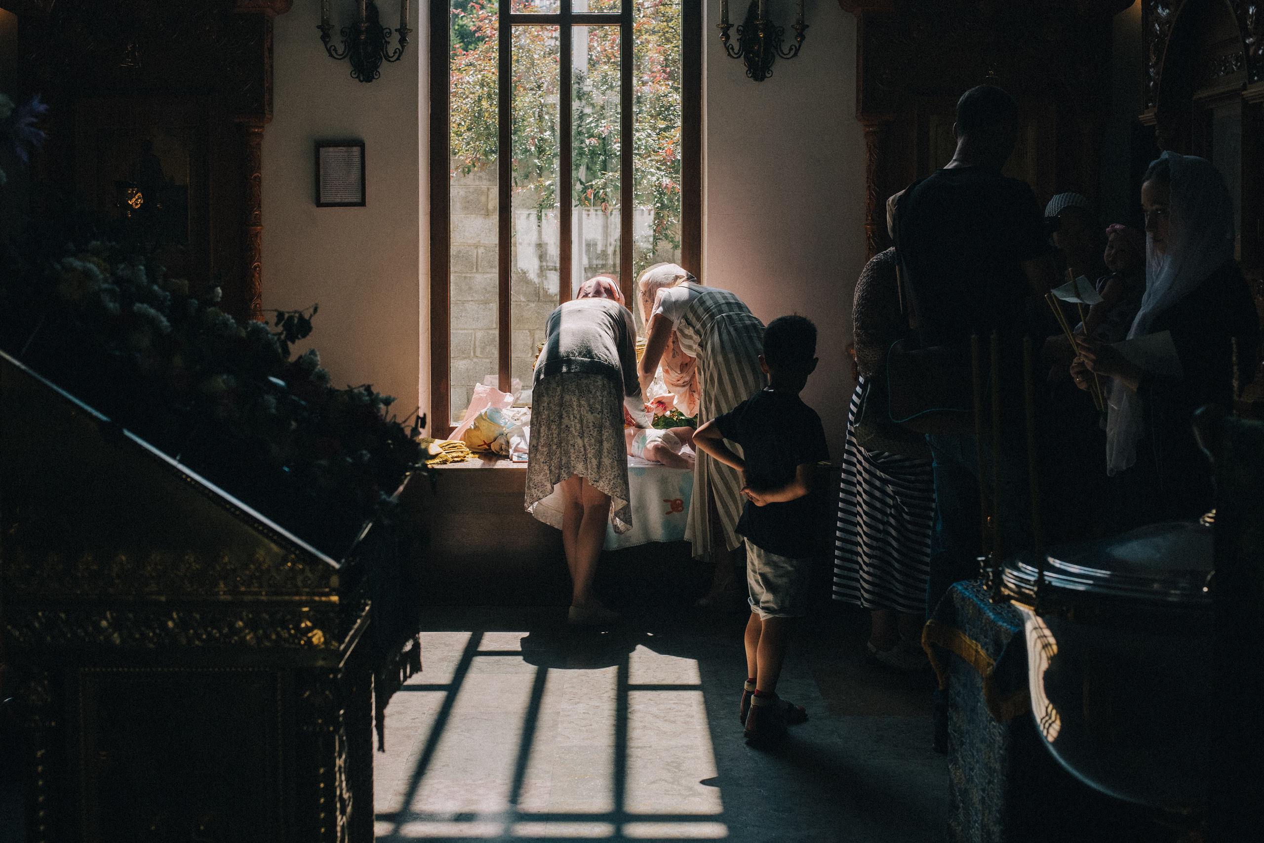 Крещение Мироши. Семейный фотограф, фотограф родов, репортажей фотограф в Санкт-Петербу