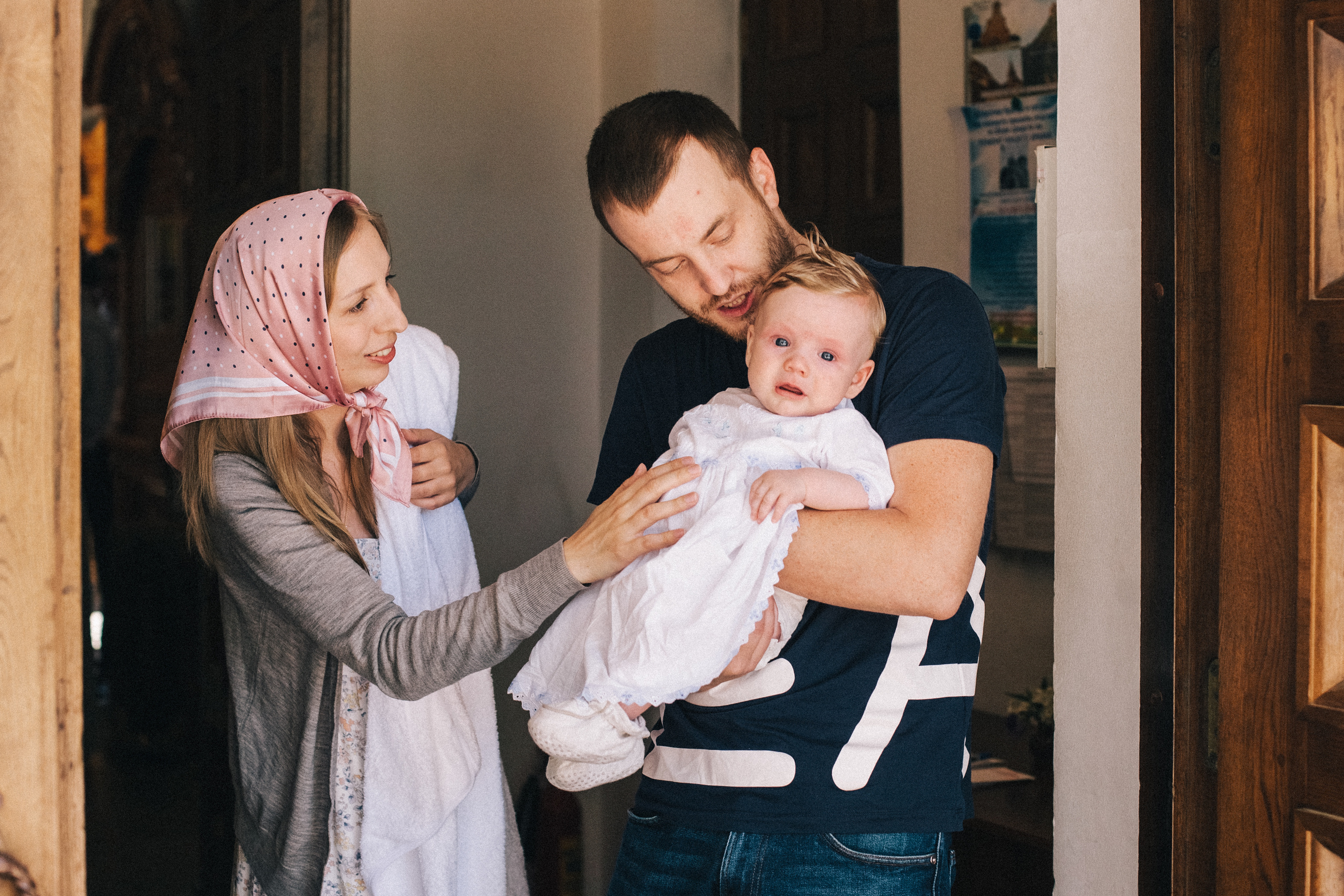 Крещение Мироши. Семейный фотограф, фотограф родов, репортажей фотограф в Санкт-Петербу