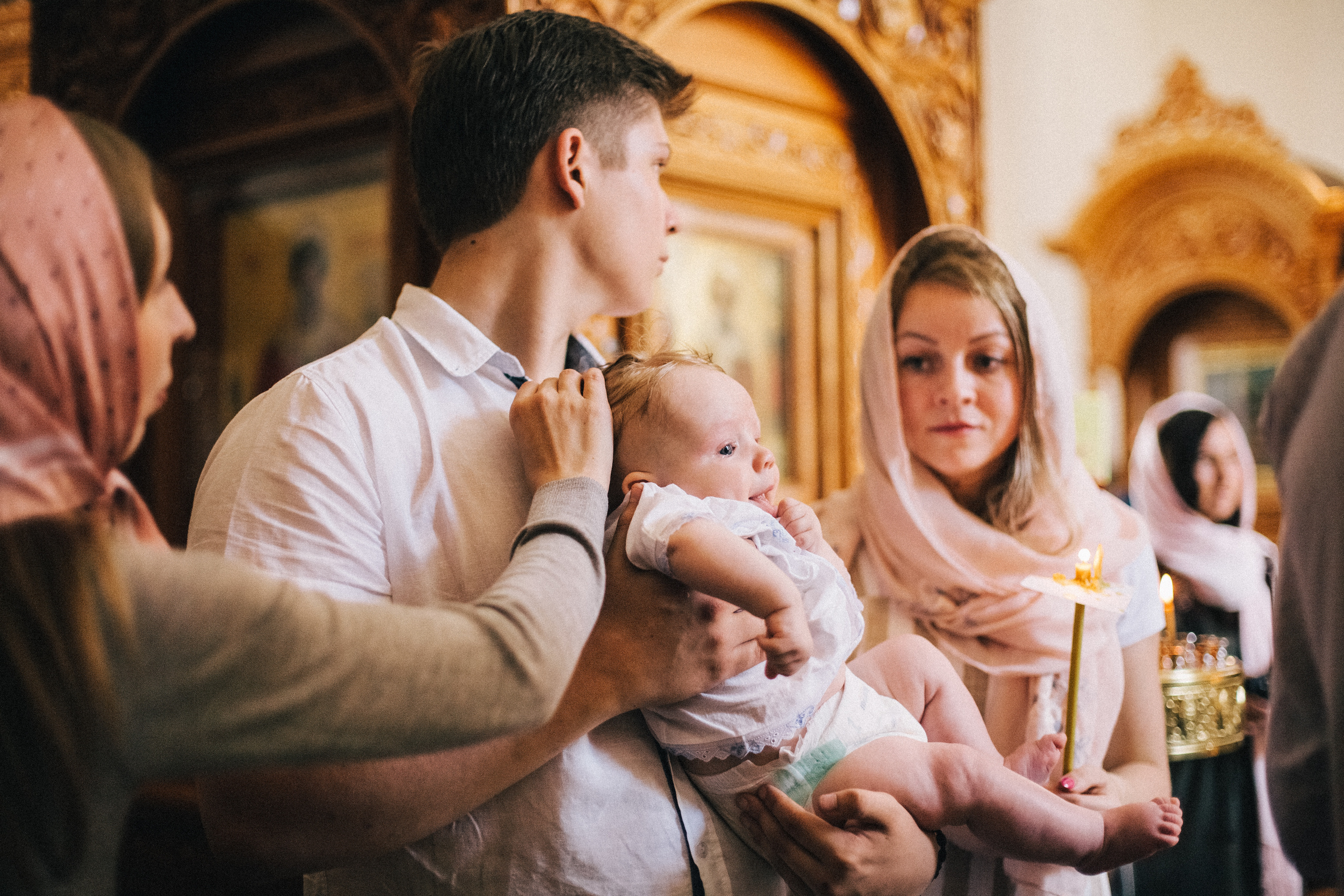 Крещение Мироши. Семейный фотограф, фотограф родов, репортажей фотограф в Санкт-Петербу