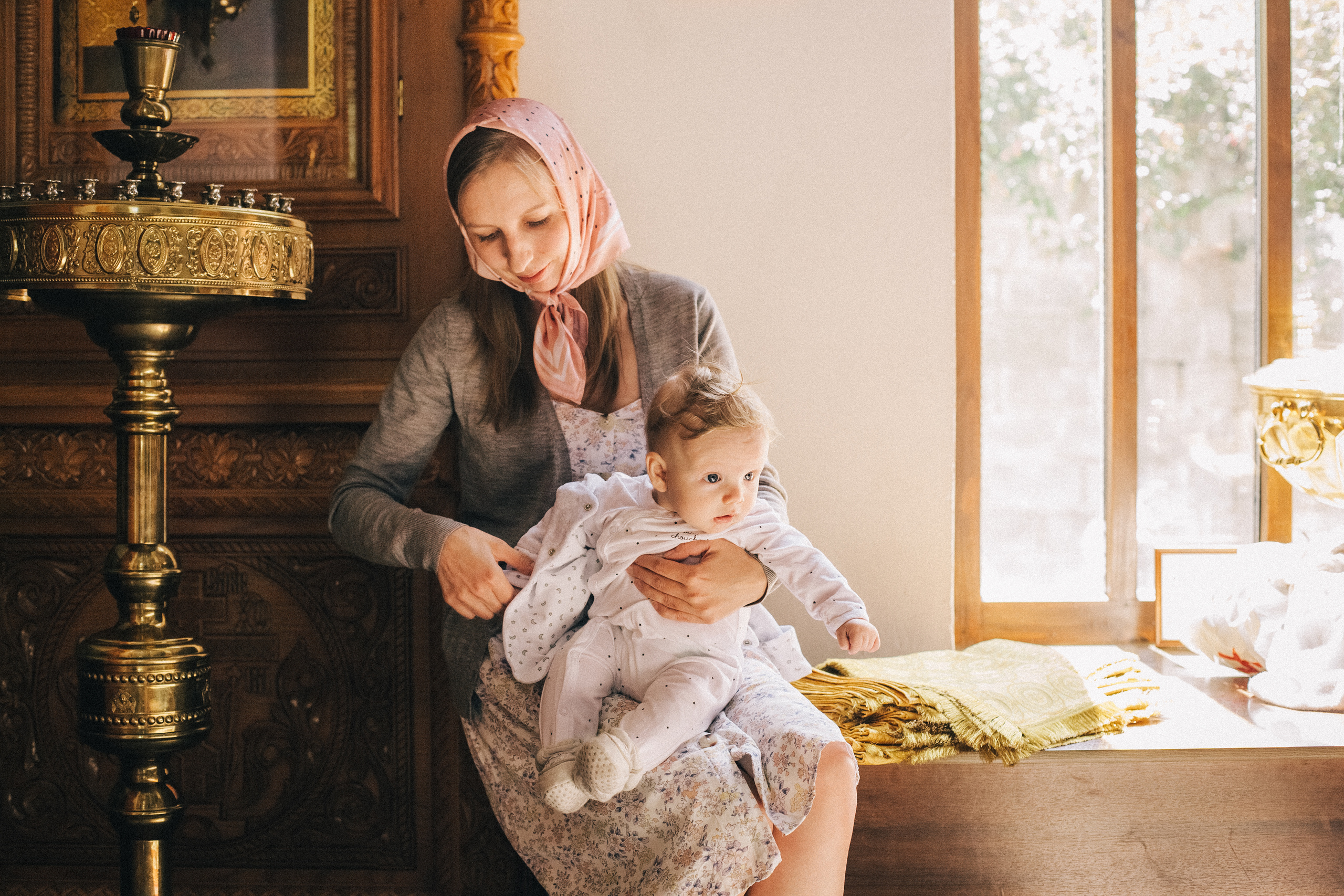 Крещение Мироши. Семейный фотограф, фотограф родов, репортажей фотограф в Санкт-Петербу