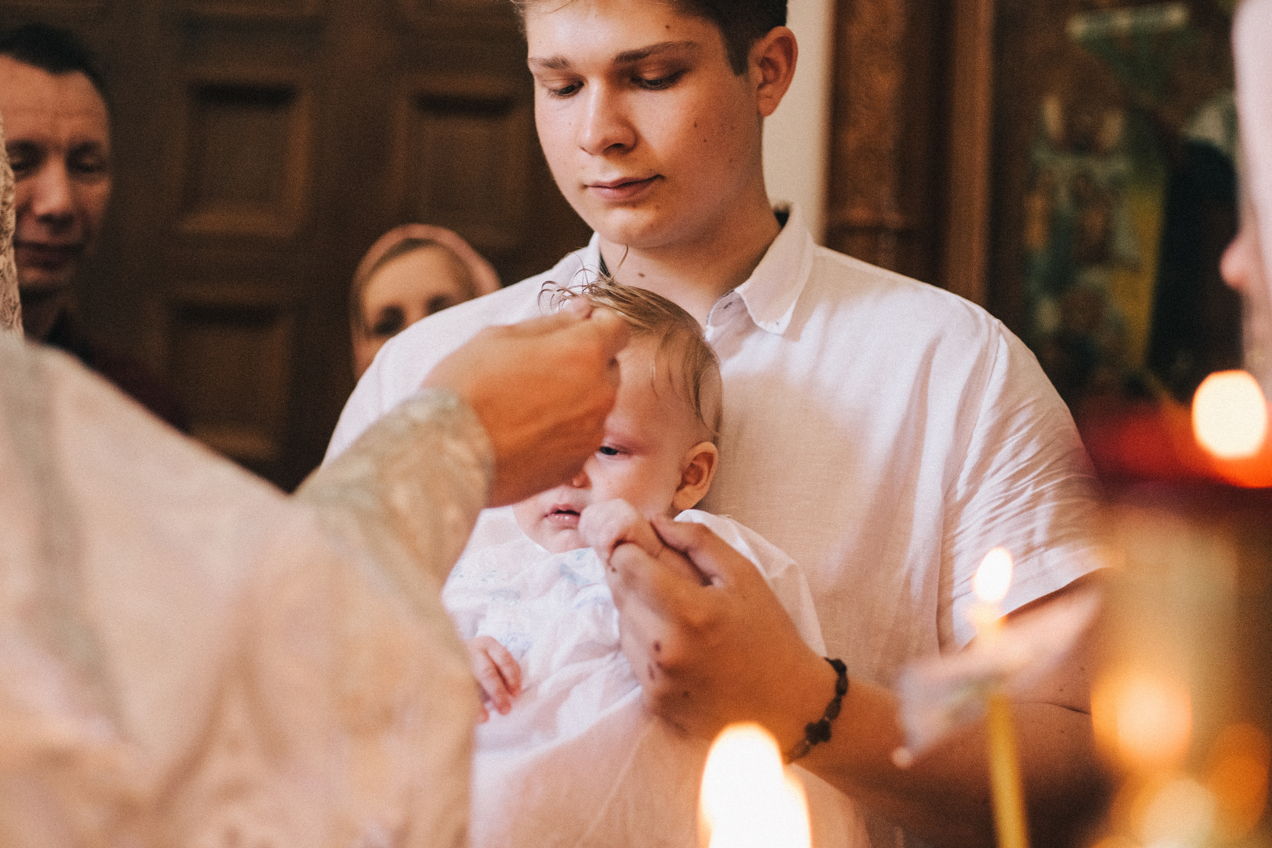 Крещение Мироши. Семейный фотограф, фотограф родов, репортажей фотограф в Санкт-Петербу