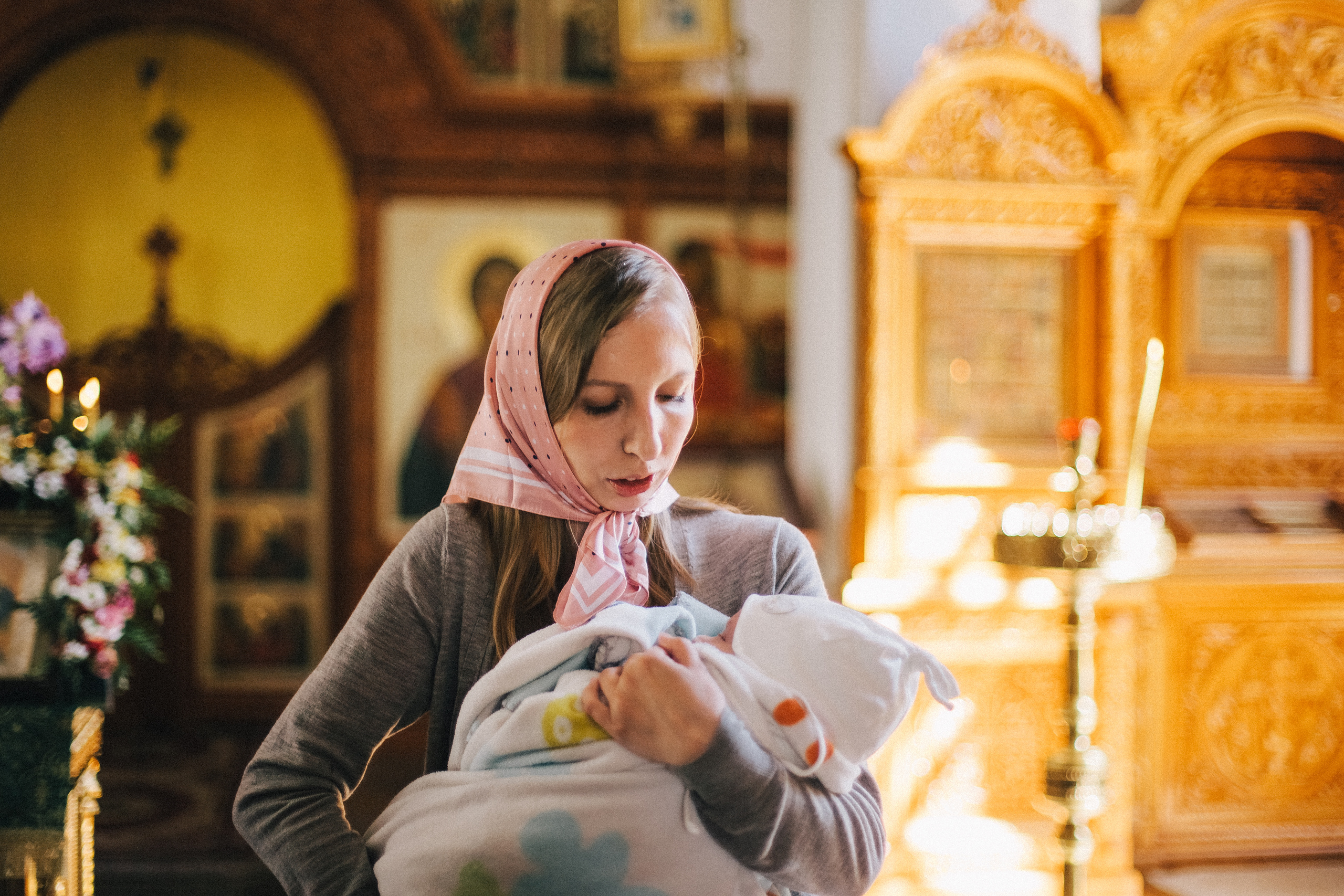 Крещение Мироши. Семейный фотограф, фотограф родов, репортажей фотограф в Санкт-Петербу