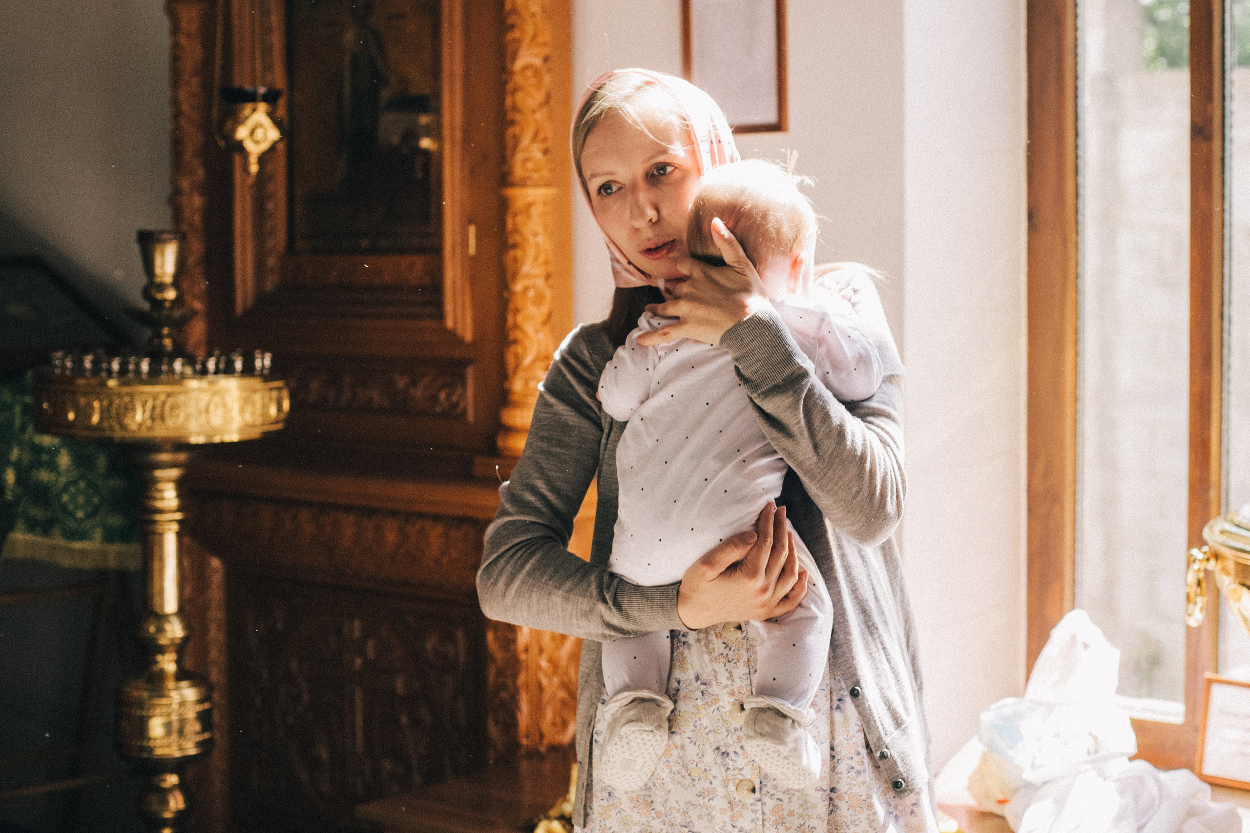 Крещение Мироши. Семейный фотограф, фотограф родов, репортажей фотограф в Санкт-Петербу