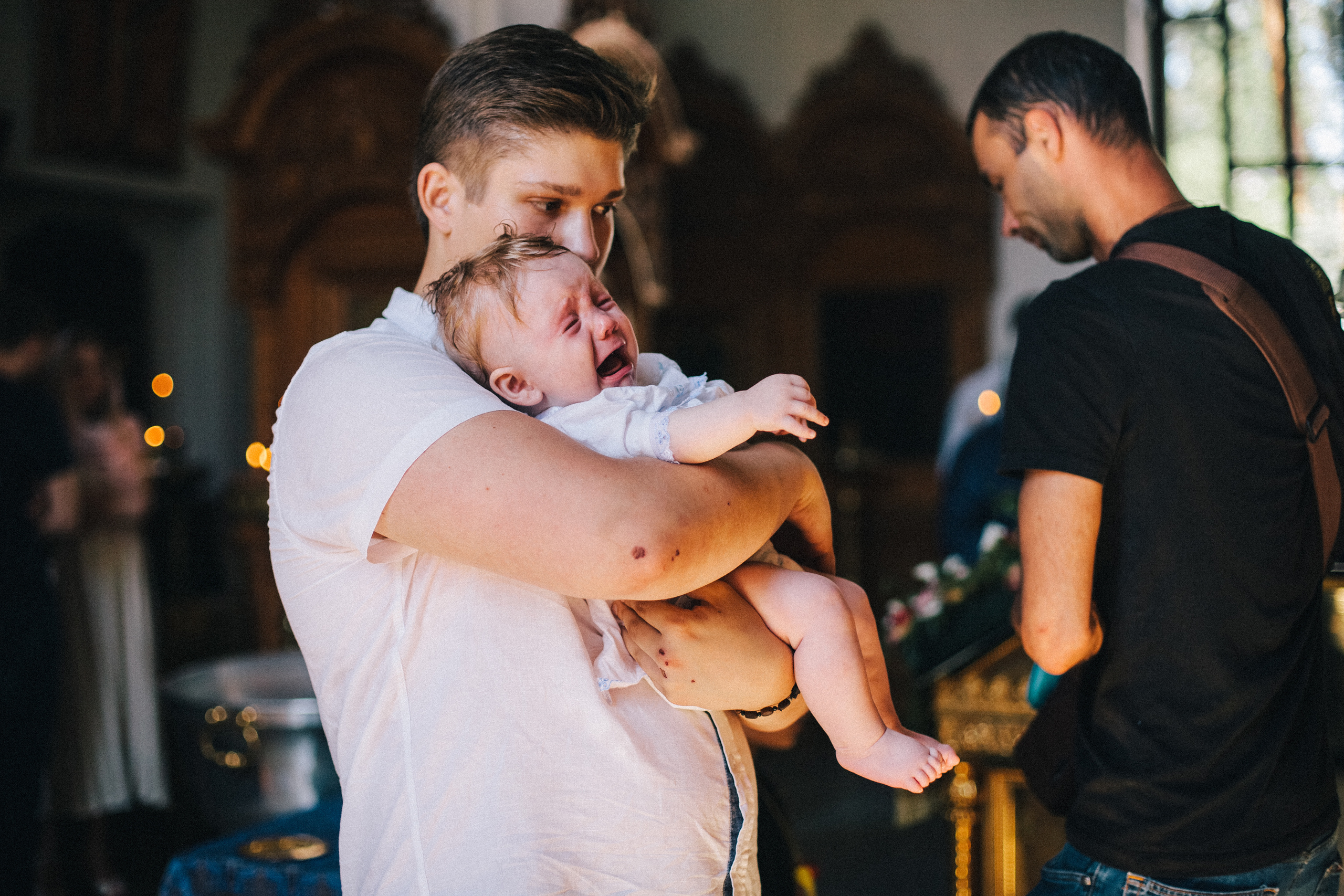 Крещение Мироши. Семейный фотограф, фотограф родов, репортажей фотограф в Санкт-Петербу