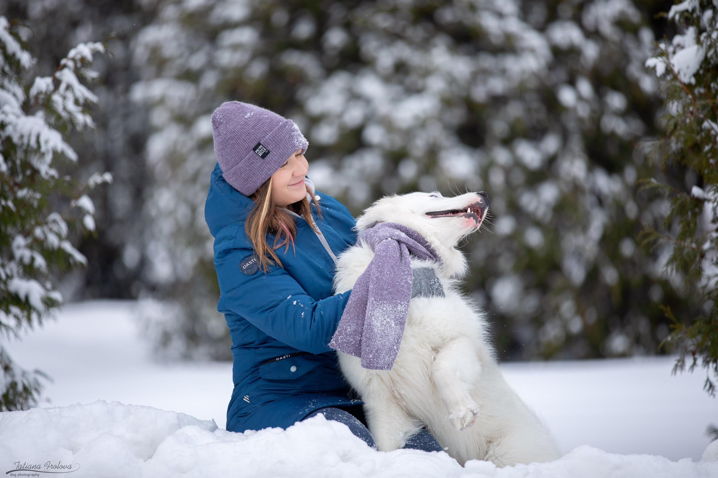 Фотопрогулка в парке Измайлово с якутской лайкой и его хозяйкой. Фотограф-анималист в Москве и Московской области Татьяна Фролова