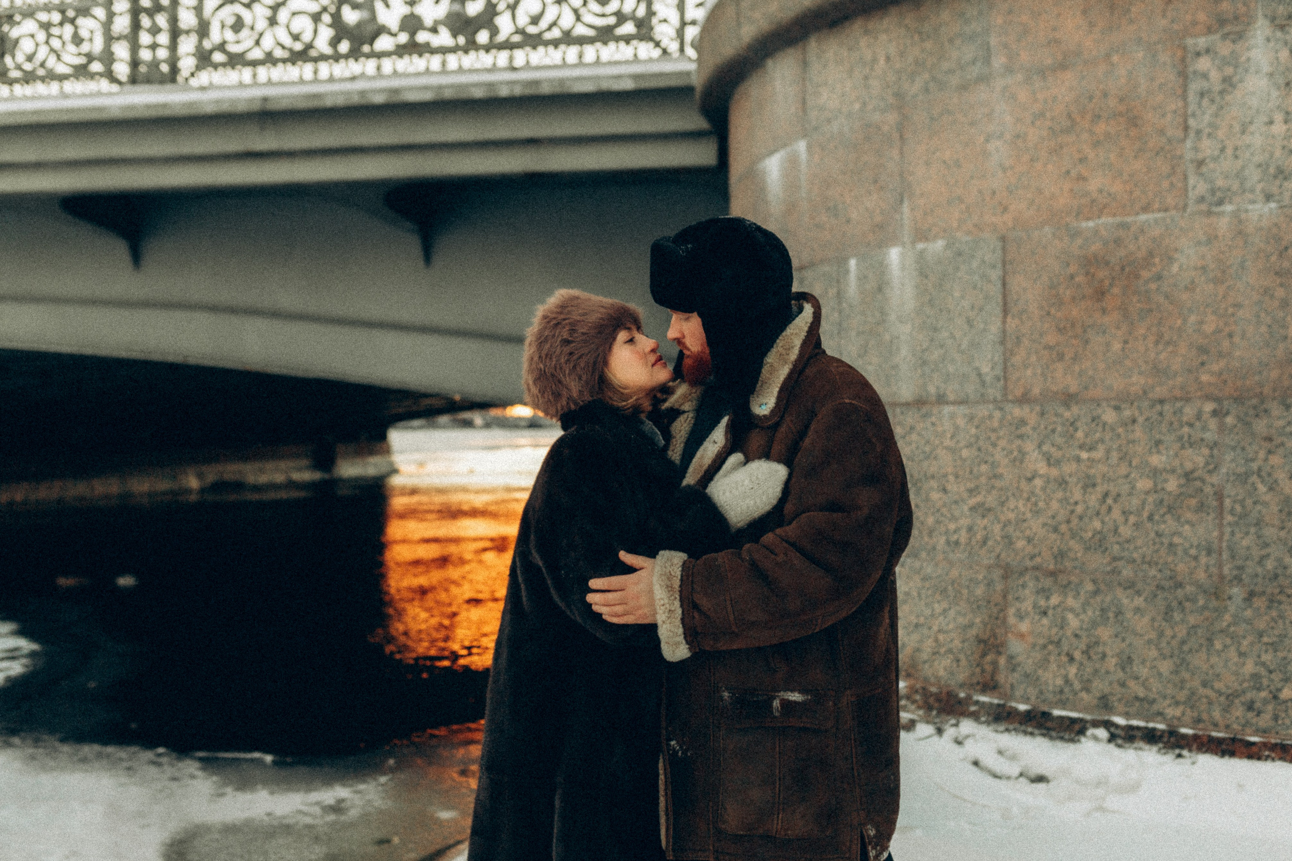 LoveStory зимняя. Фотограф Санкт-Петербург Князева Елизавета