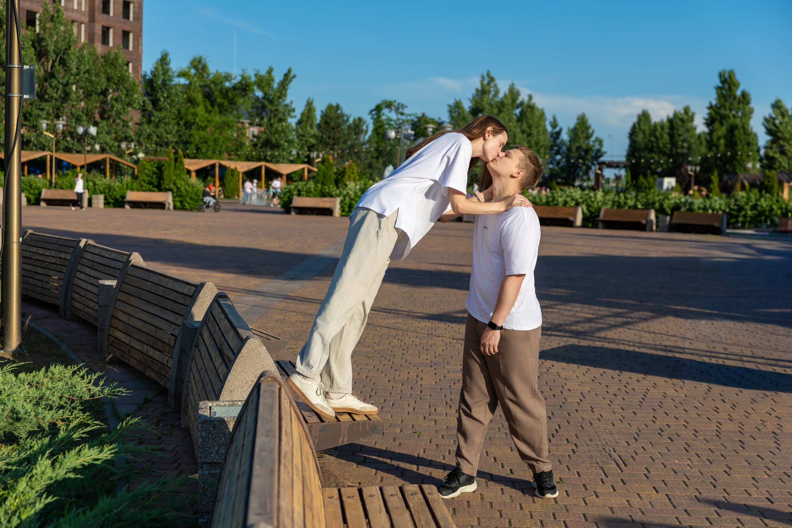 Love Story. Прогулка в парке. Фотограф Максим Калинченко