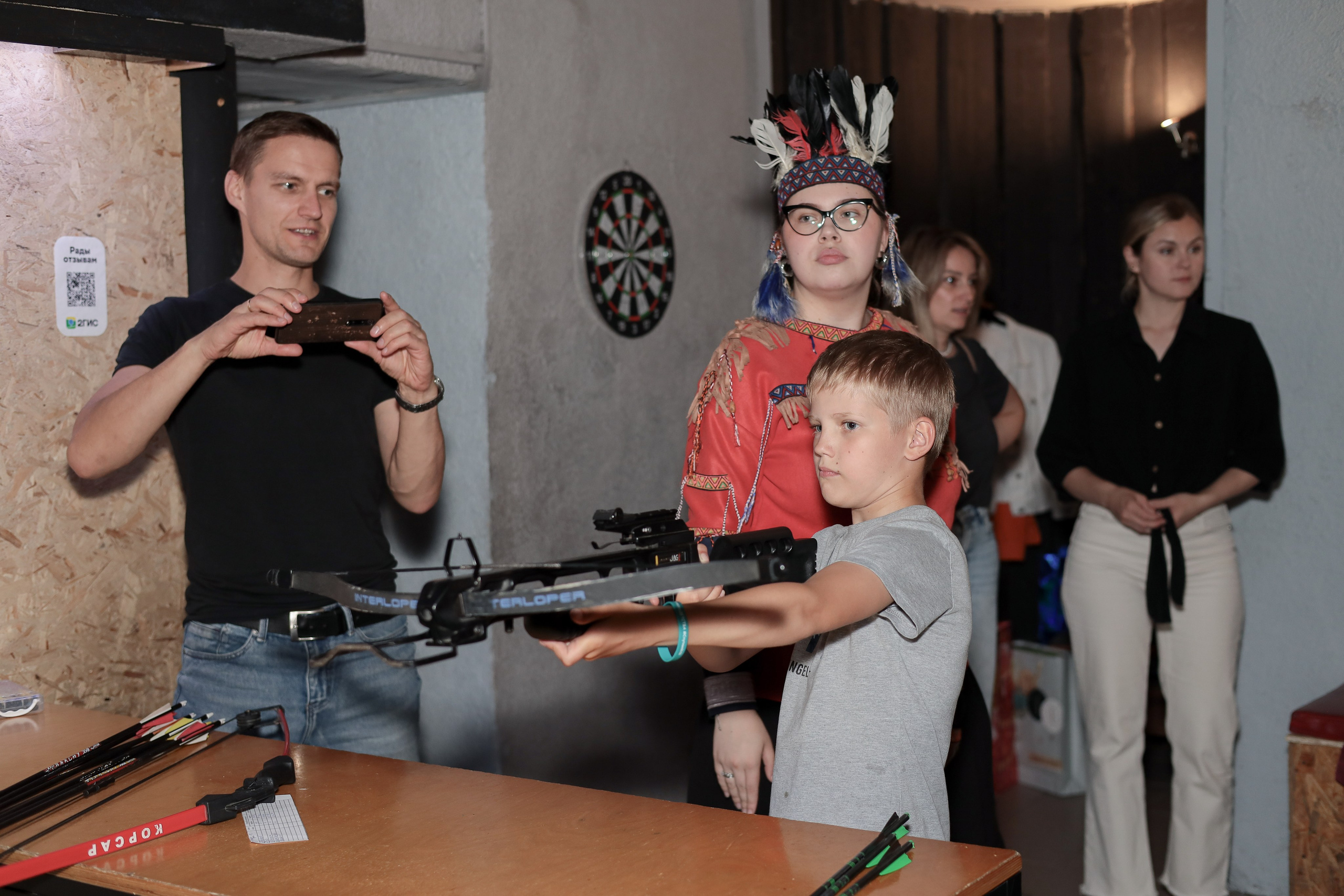 День рождение в стрелковом клубе. Фотограф Надршина Лилия