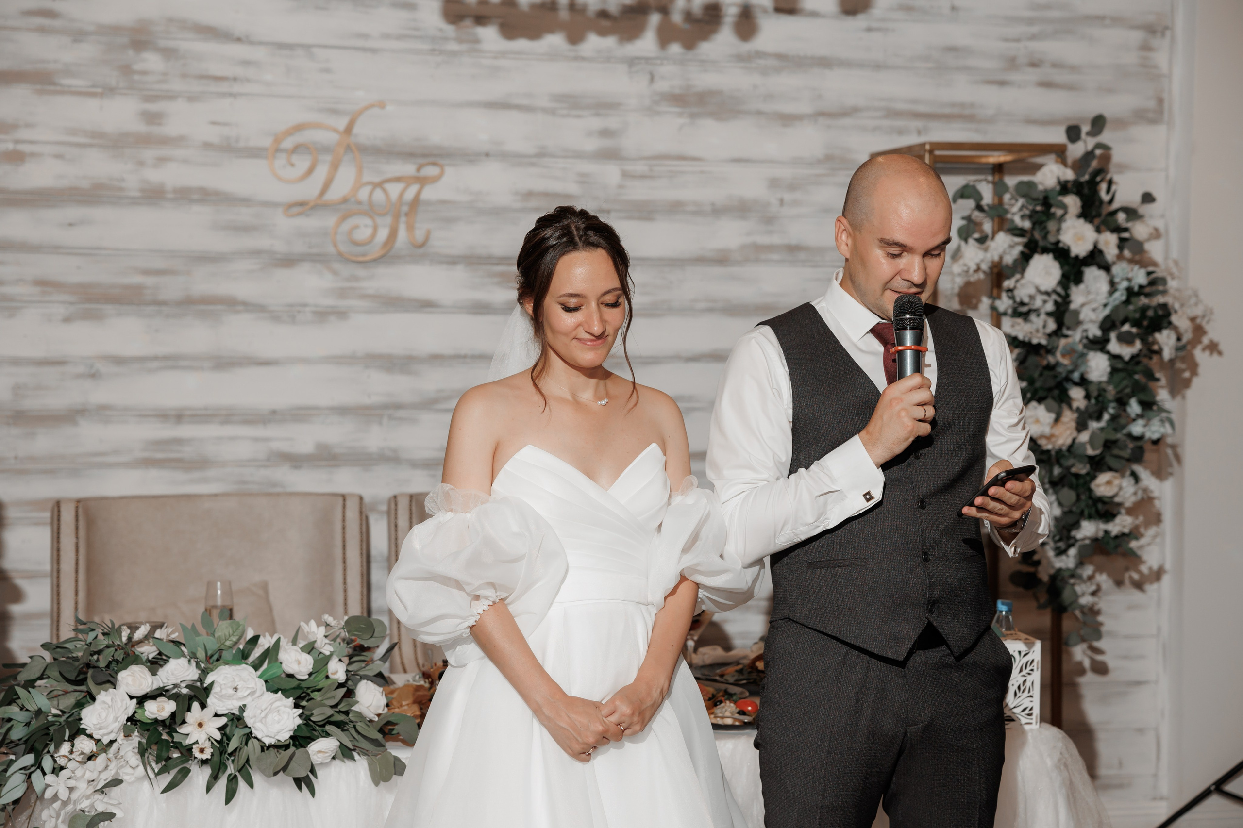 Полина и Дмитрий, загородный клуб «Барин», ЗАГС в г. Пушкино. Свадебный и репортажный фотограф (Москва, Королев и другие)