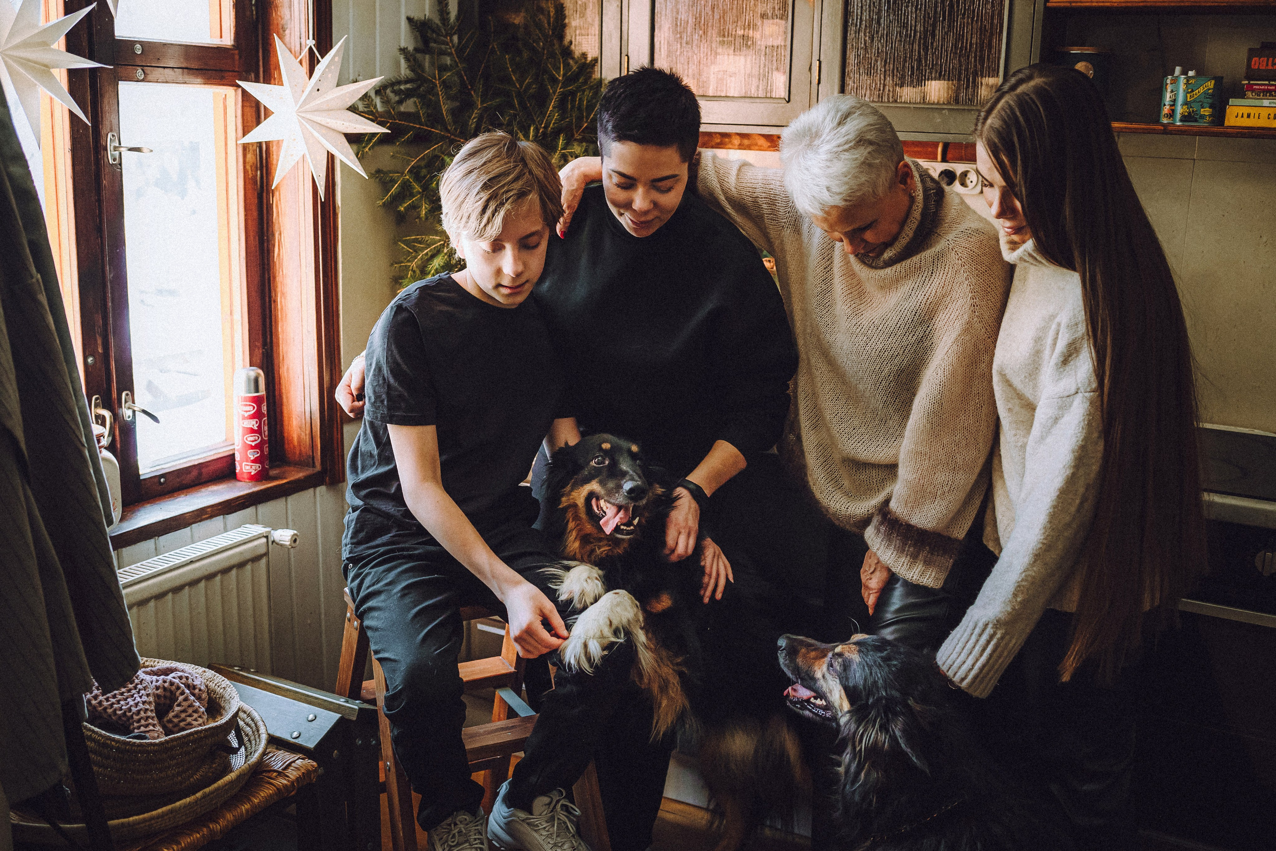 Плюш, Айса и их семья