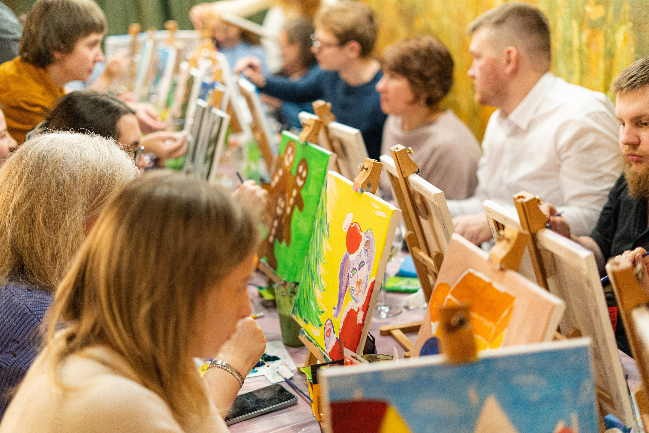 Корпоратив Teach Me Art 2. Портретный фотограф в Москве и Санкт-Петербурге Арина Чех