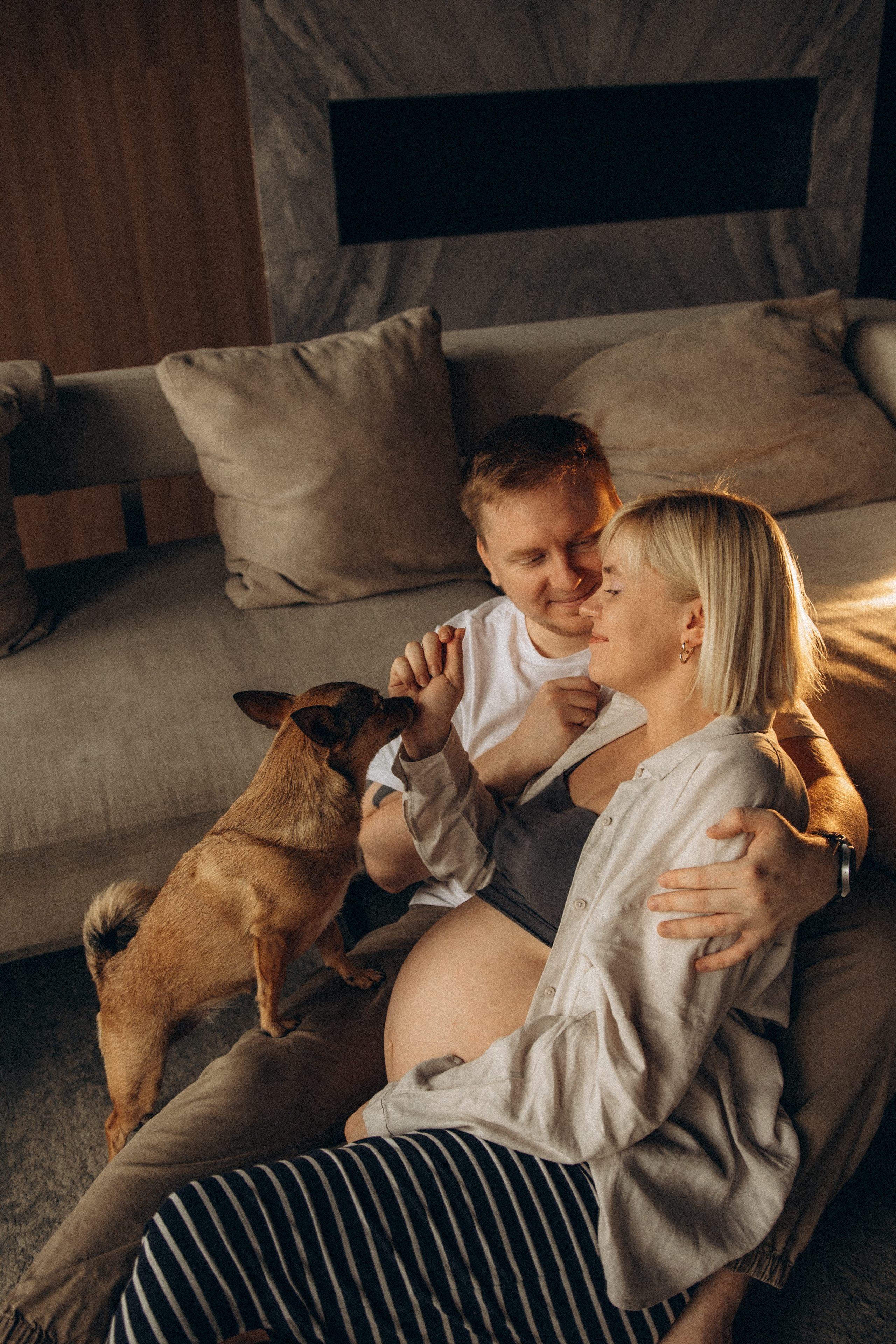 Алена, Антон и Гая. Гаврилова Настя семейный фотограф lifestyle в Москве