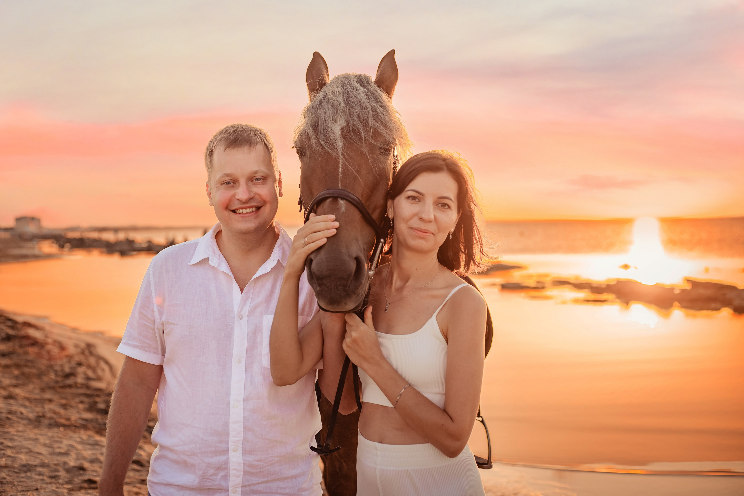 Фотосессия на море с лошадью. Фотограф в Феодосии Наталья Булгакова