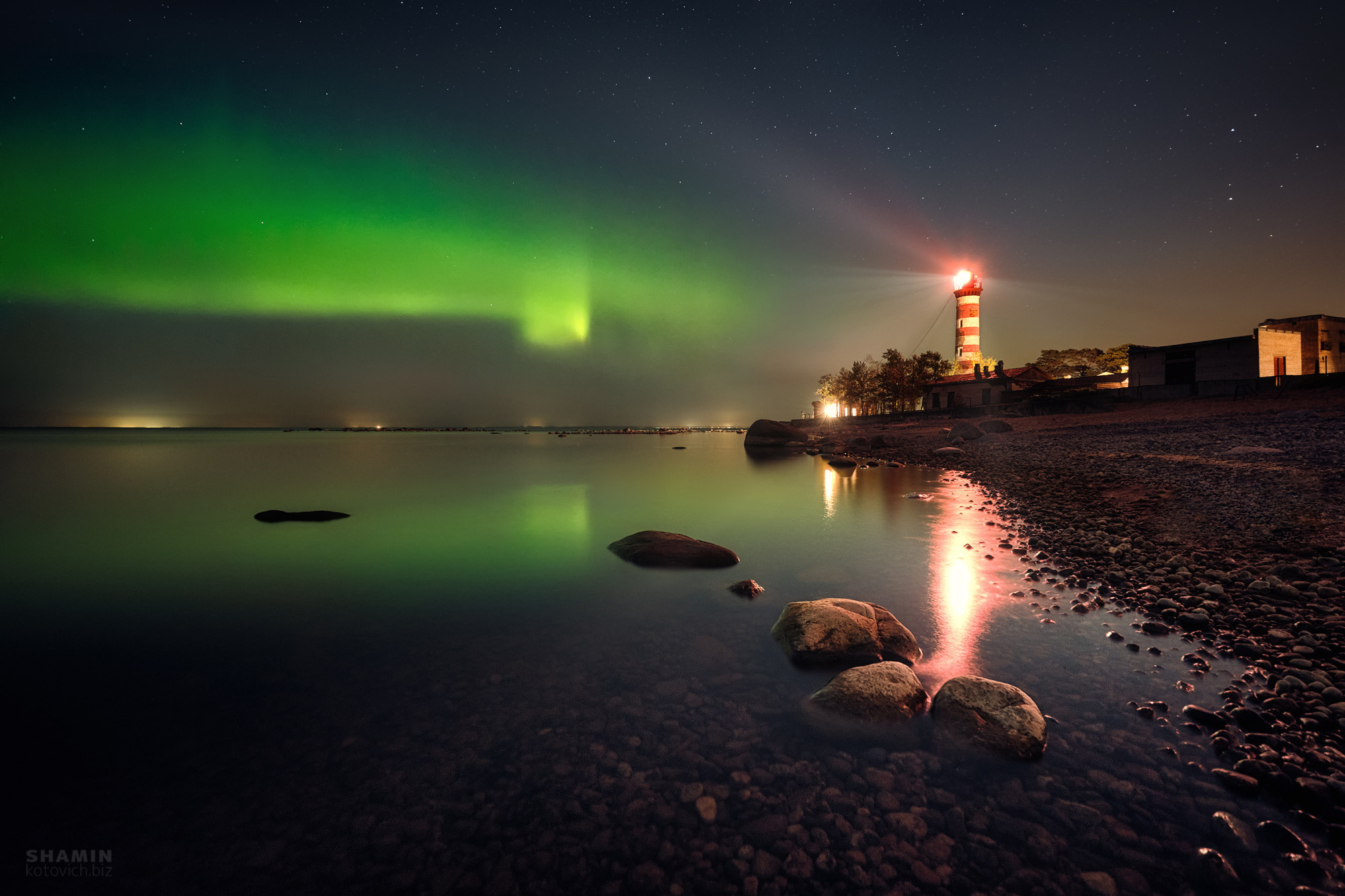 Ночной пейзаж. Фотограф Константин Шамин