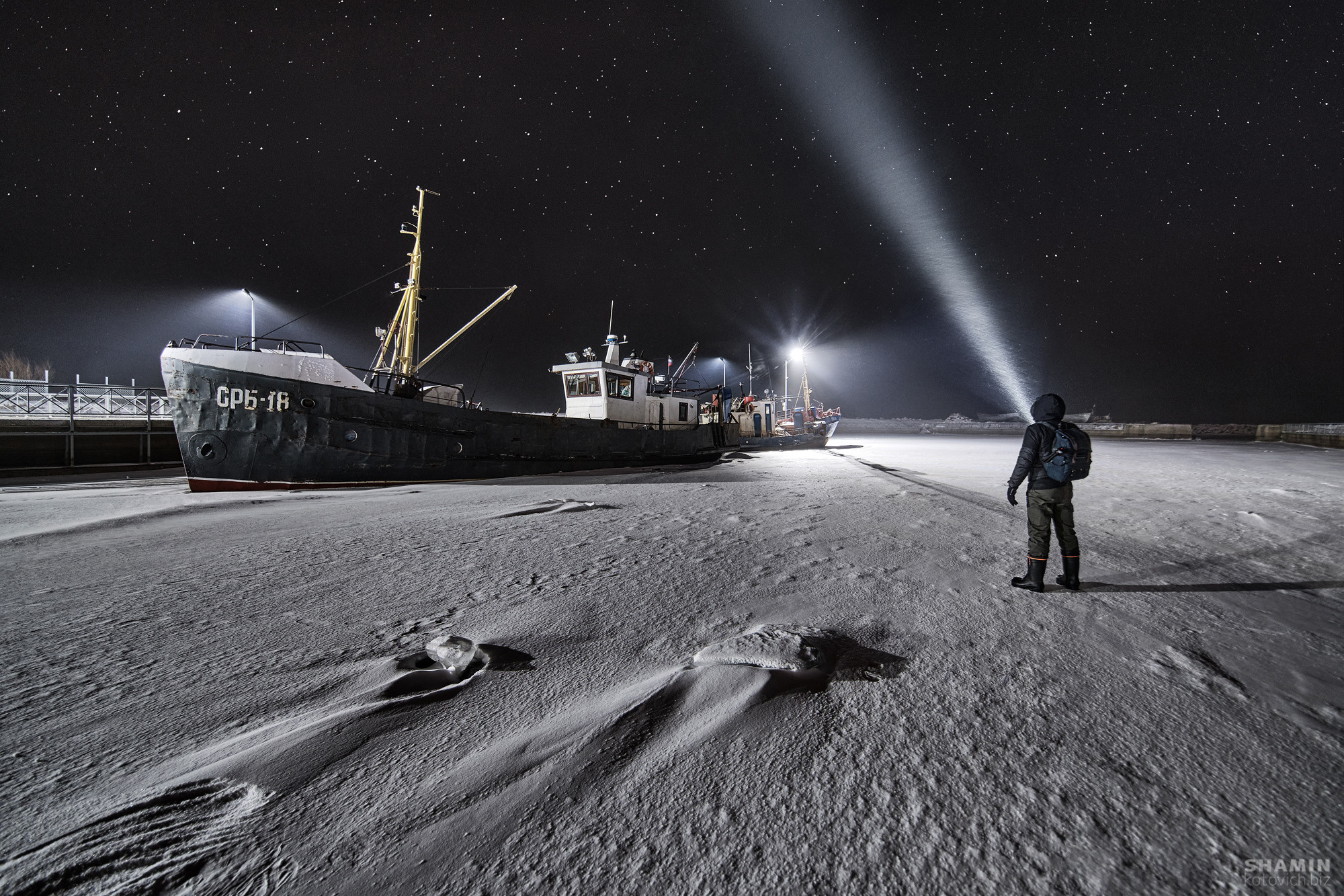 Ночной пейзаж. Фотограф Константин Шамин