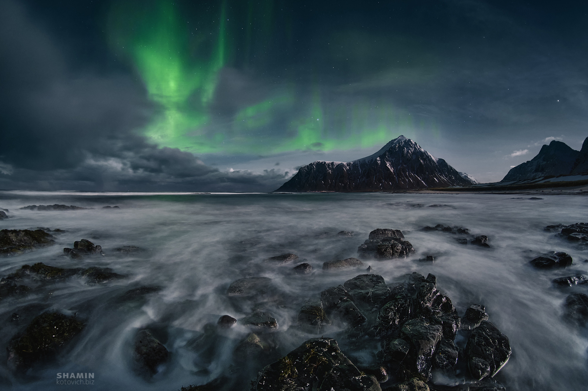 Ночной пейзаж. Фотограф Константин Шамин