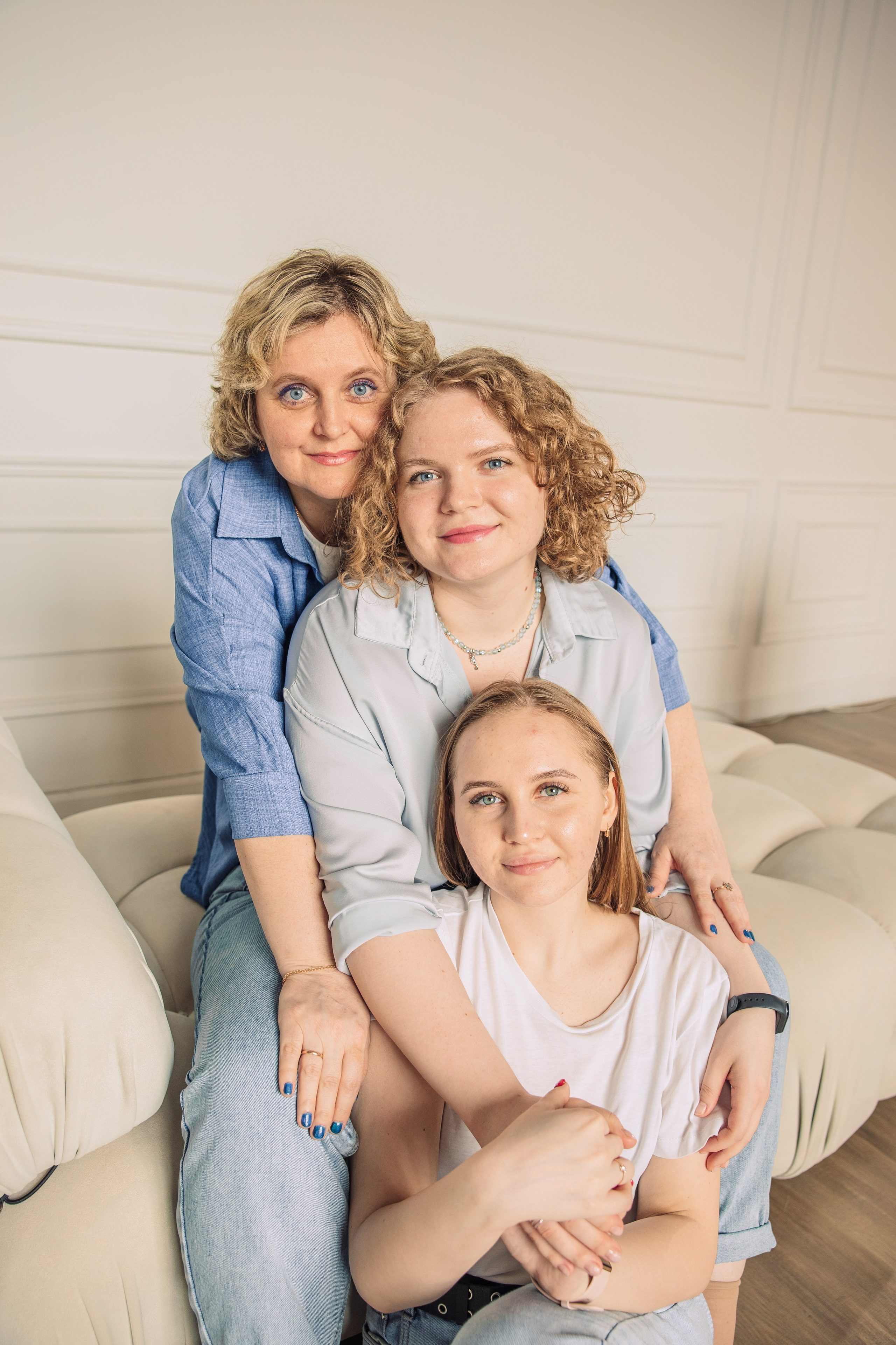 Семейная съемка в студии. Фотограф в Казани Ольга Яшина