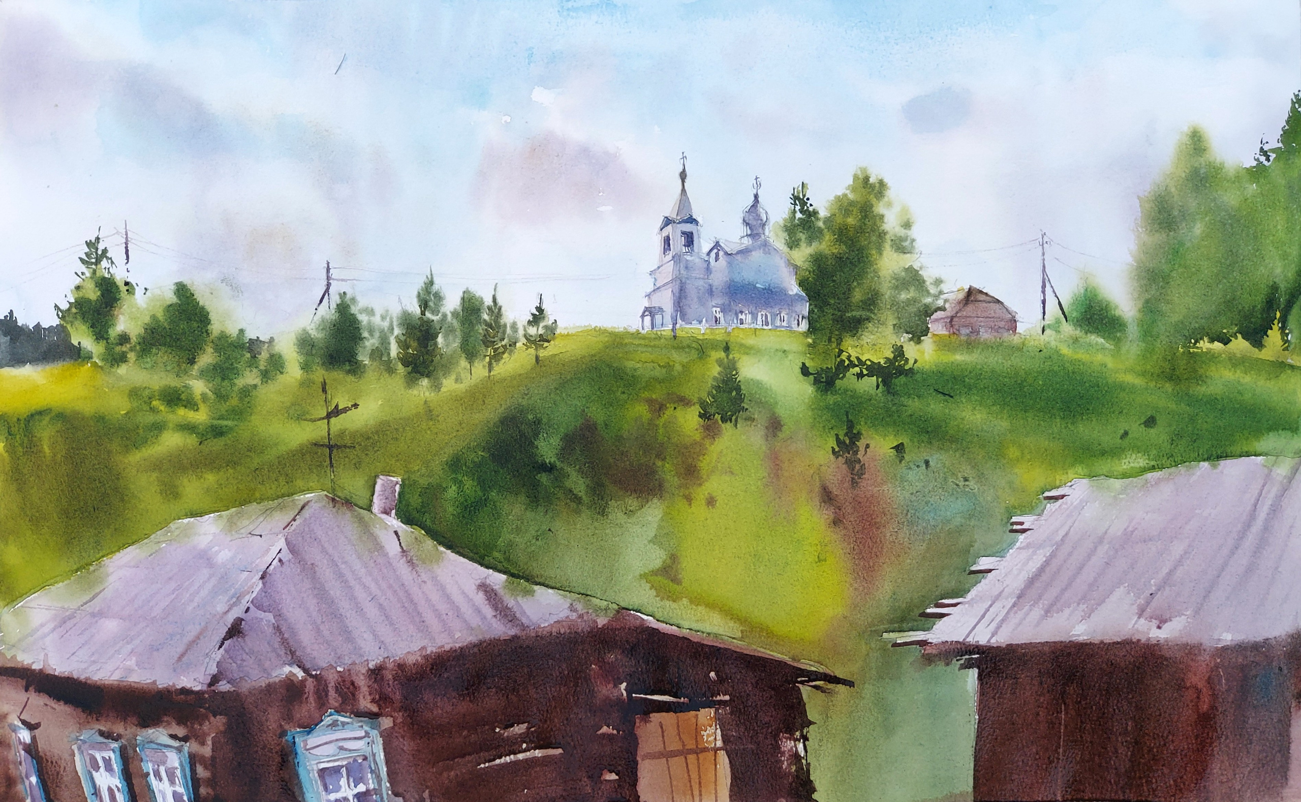 с. Петухово | Июнь 2026 | 52,5 x 34 см