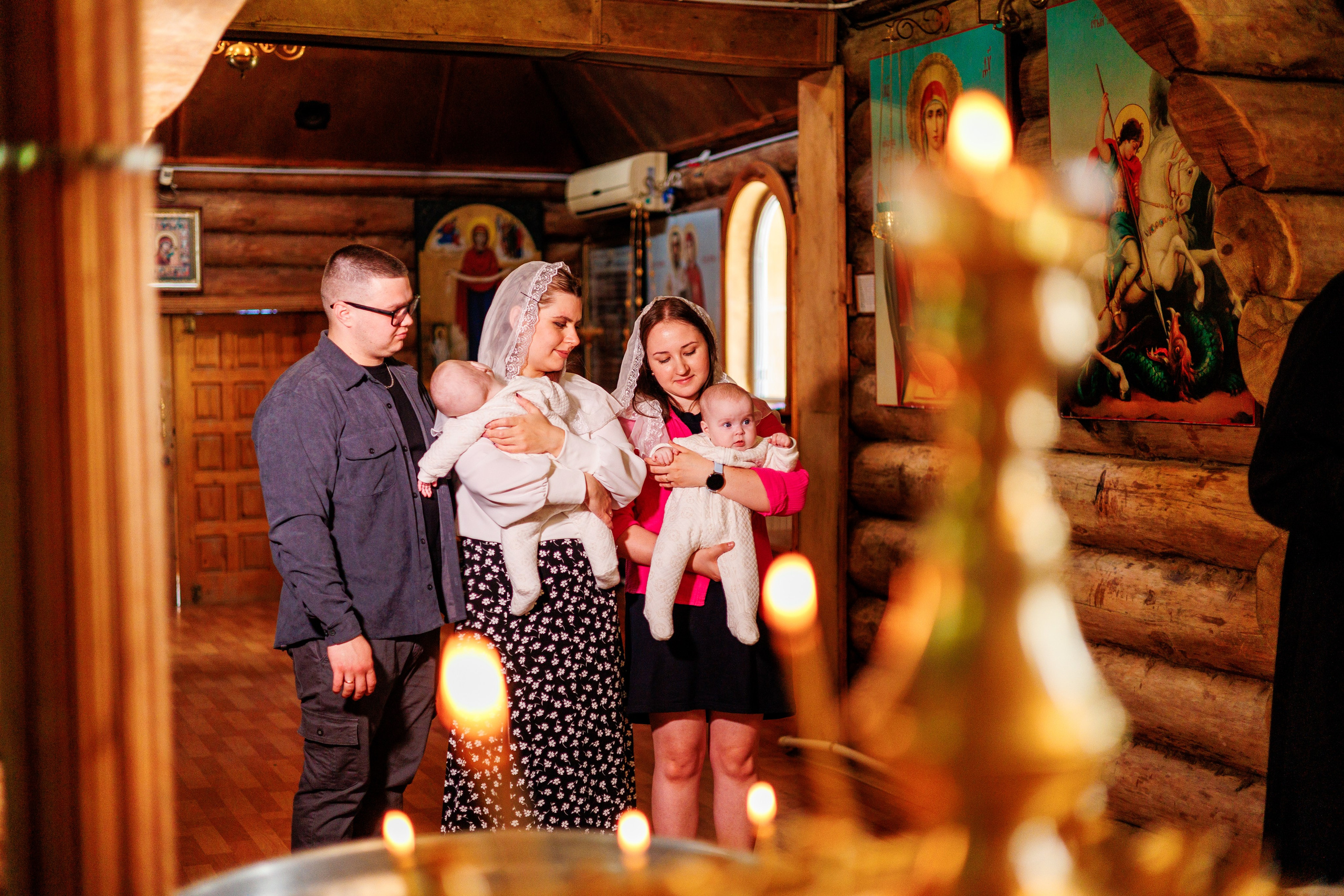Крещение близняшек. Свадебный и семейный фотограф в Армавире