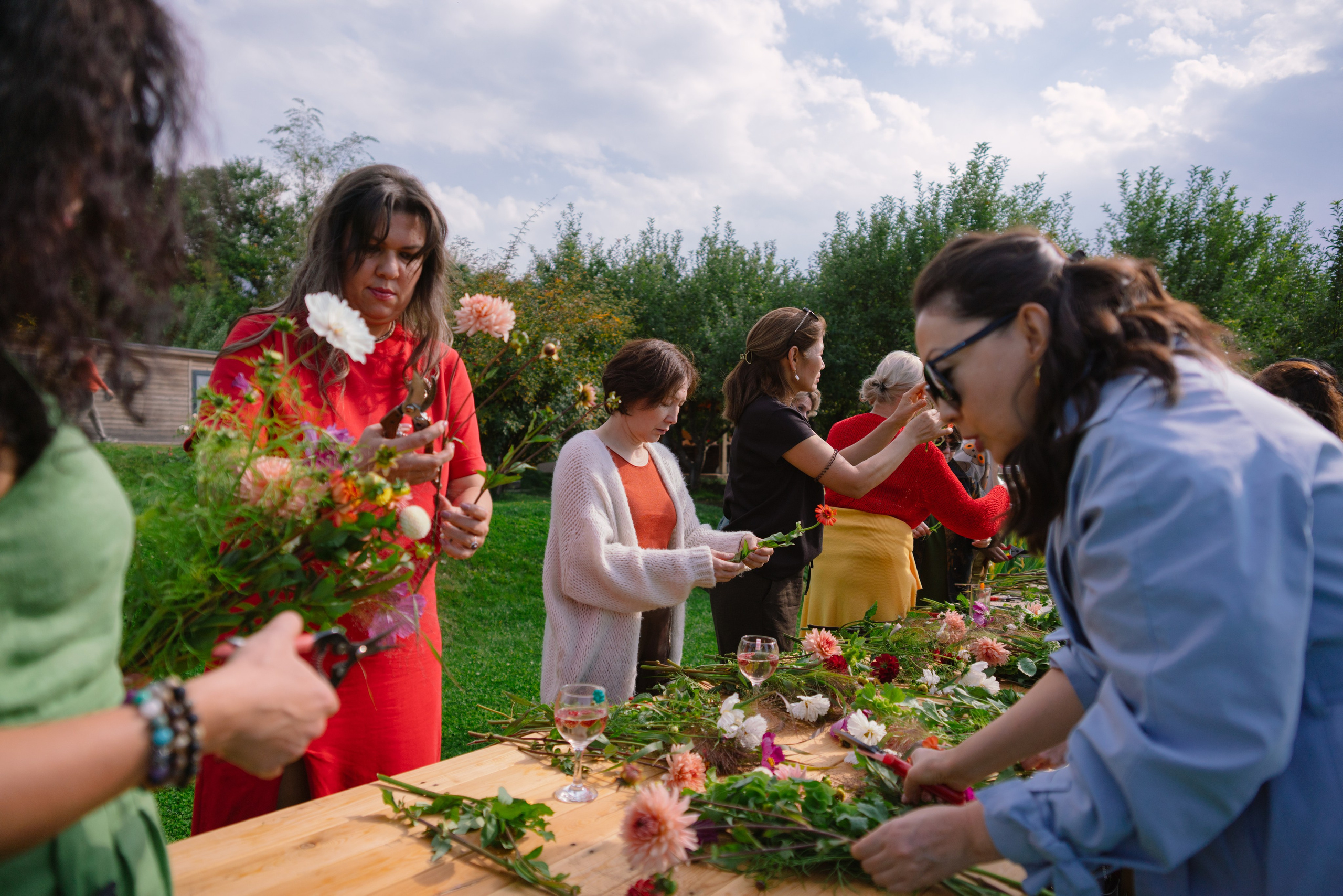 День Рождения в Daisy Flowers. Профессиональная съемка в Алматы