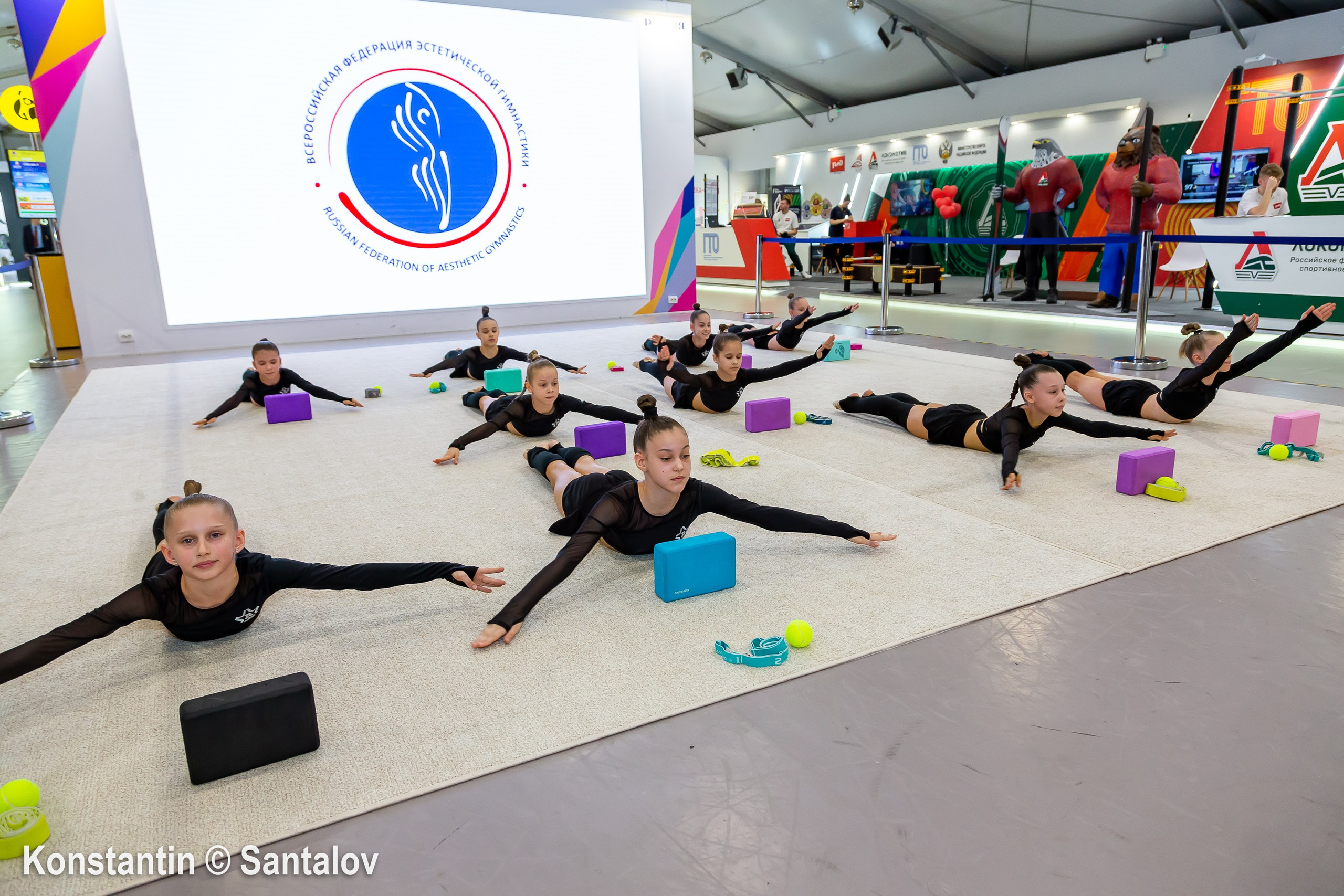 День эстетической гимнастики на ВДНХ. 2024. Москва. GYM-PHOTO. Спорт в кадре