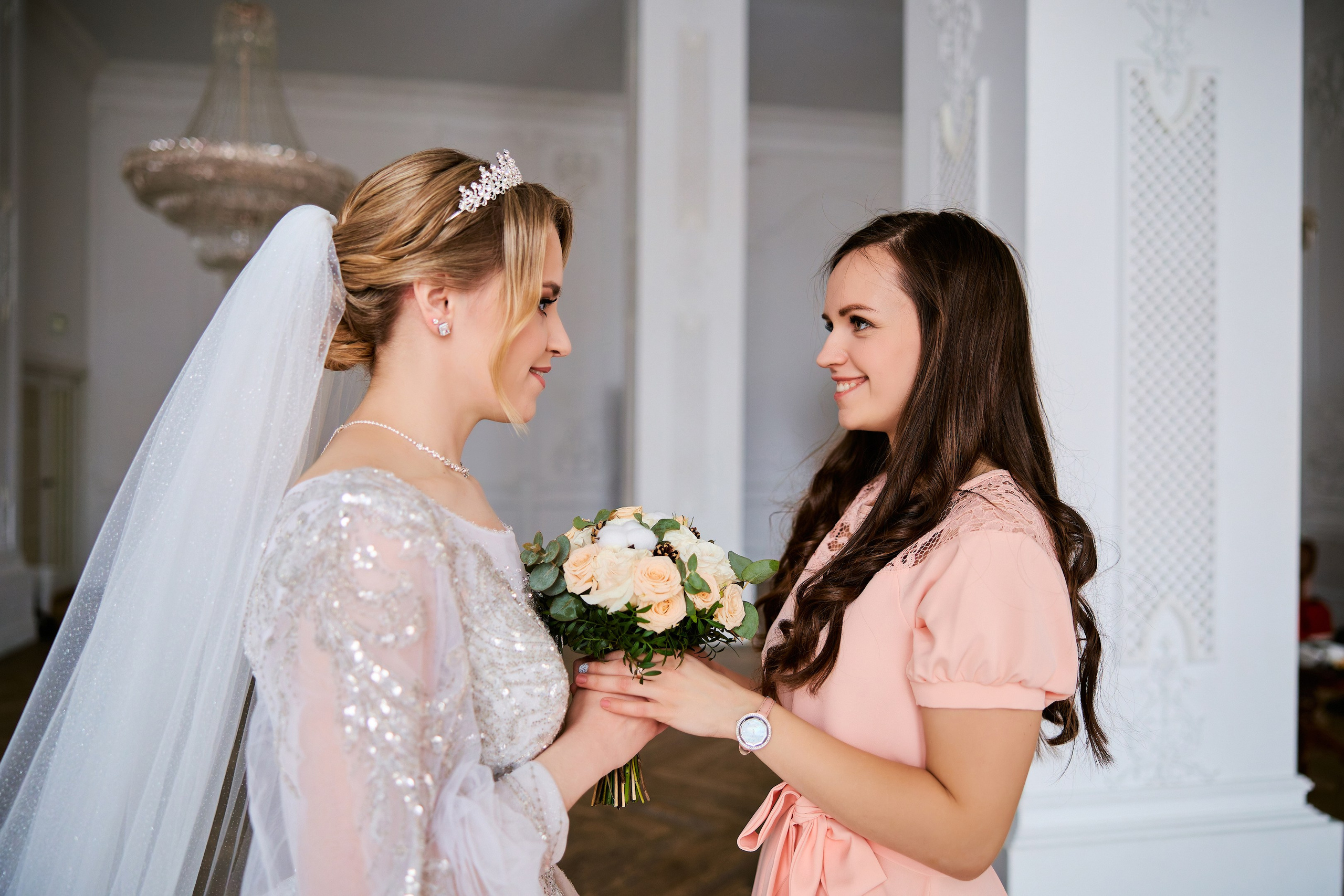 Свадебная фотосессия в студии. Свадебный фотограф Сергей Колбинский