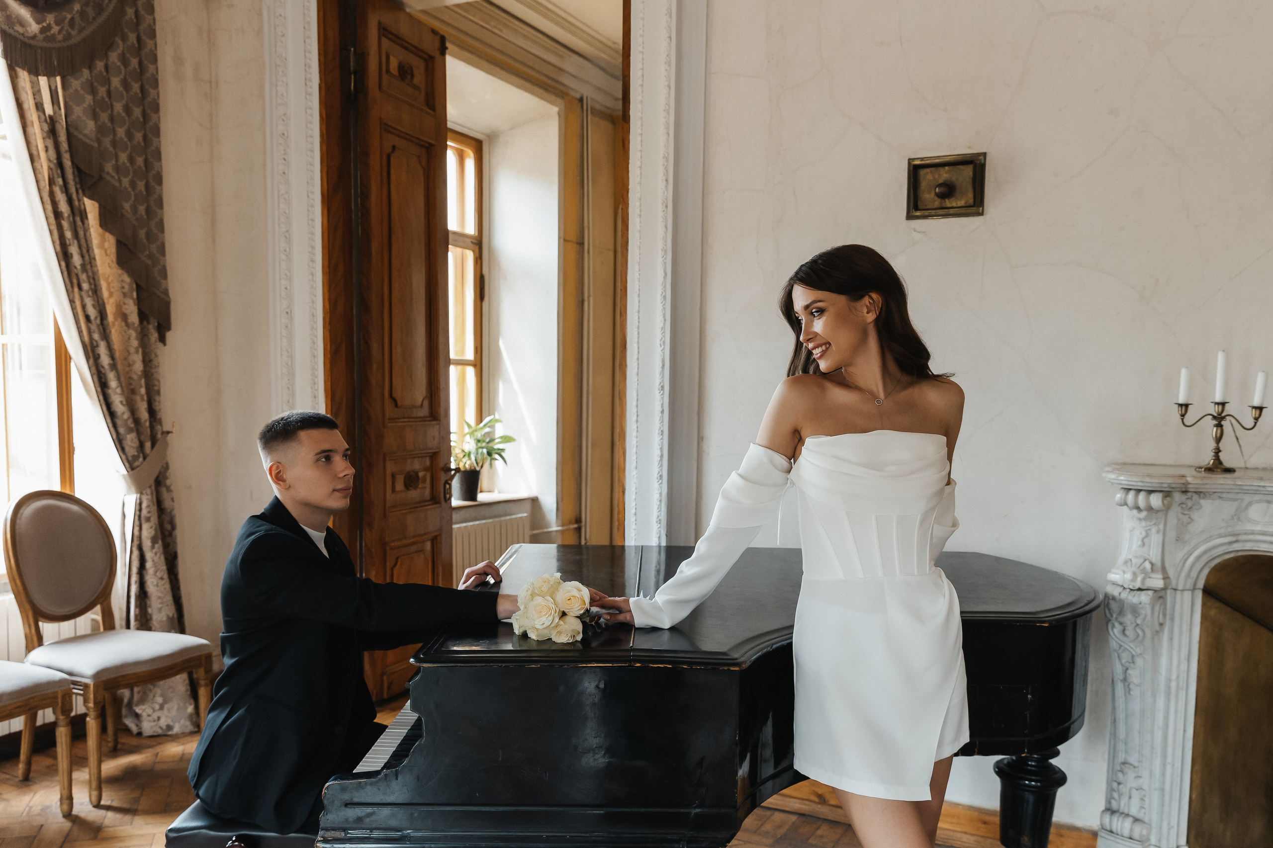 Свадебная фотосессия в Библиотеке-читальне им. А. С. Пушкина. Фотограф и видеограф Анна Домашенко