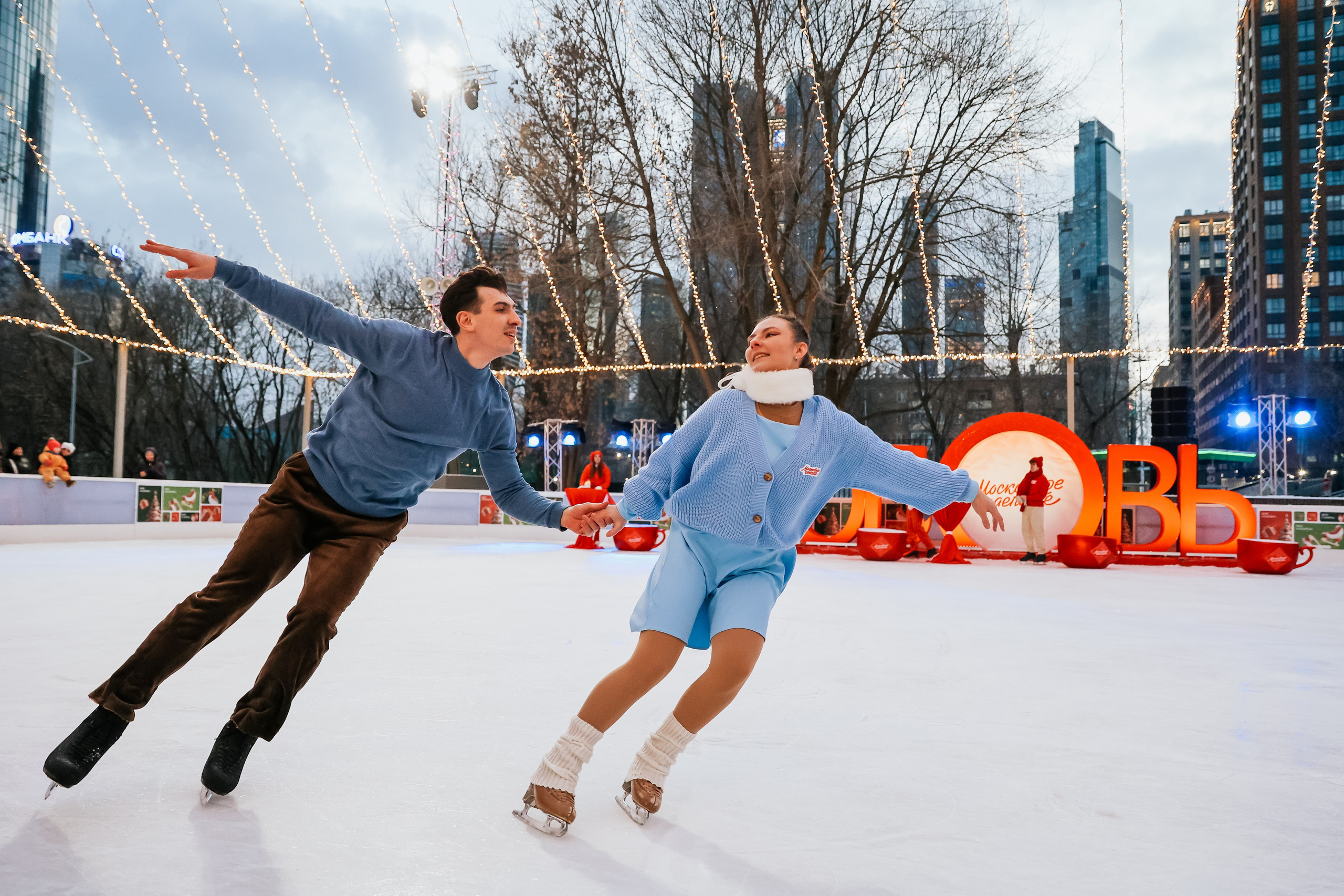 Ледовое шоу Сити каток Московское Чаепитие. Фотограф и видеограф Анна Домашенко