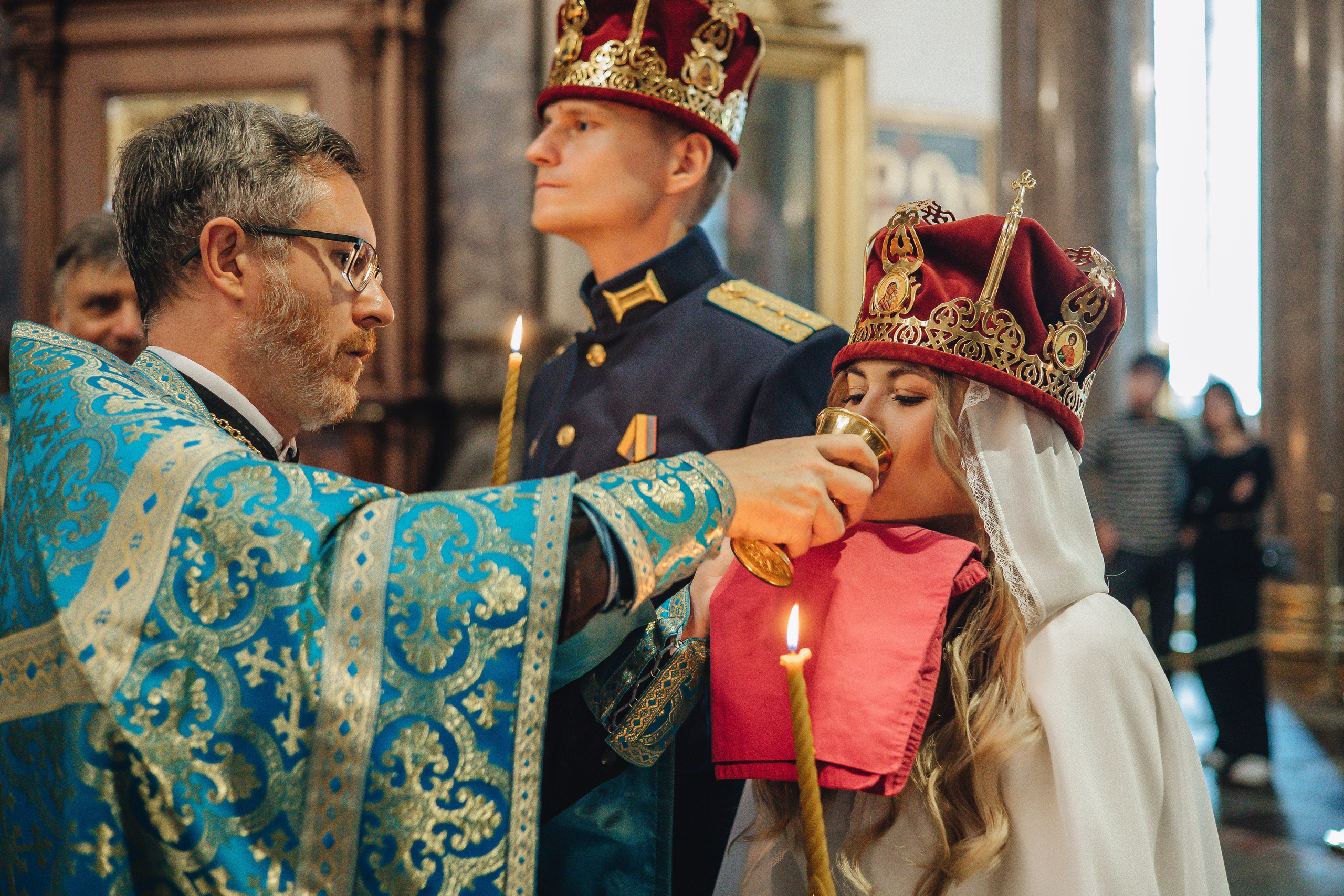 Оля и Леша. Венчание. Казанский собор. Свадебный и семейный фотограф Пушкин Царское Село СПБ Питер Санкт-Петербург и Рязань Ольга Козлова