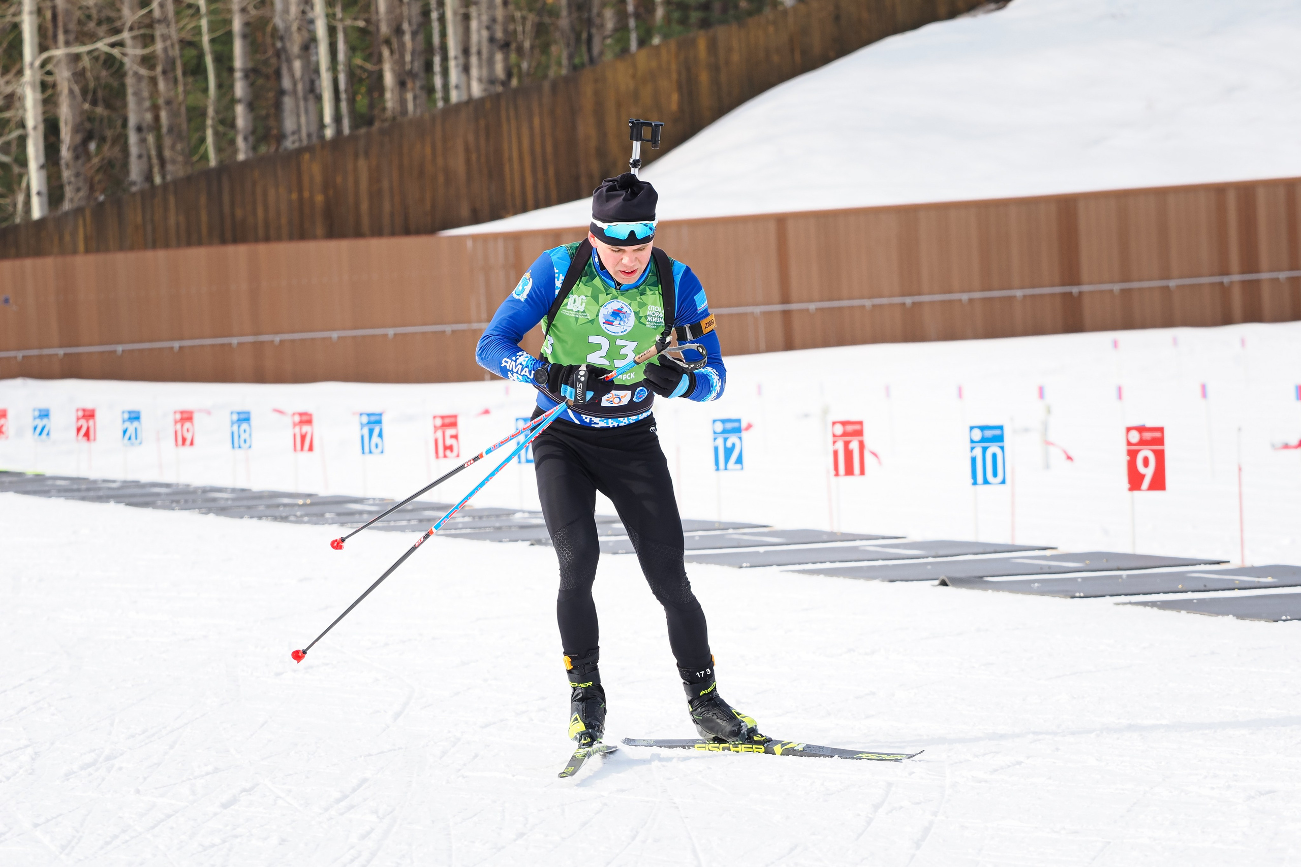 Биатлон / Первенство России. Репортажный фотограф Алексей Козьмин